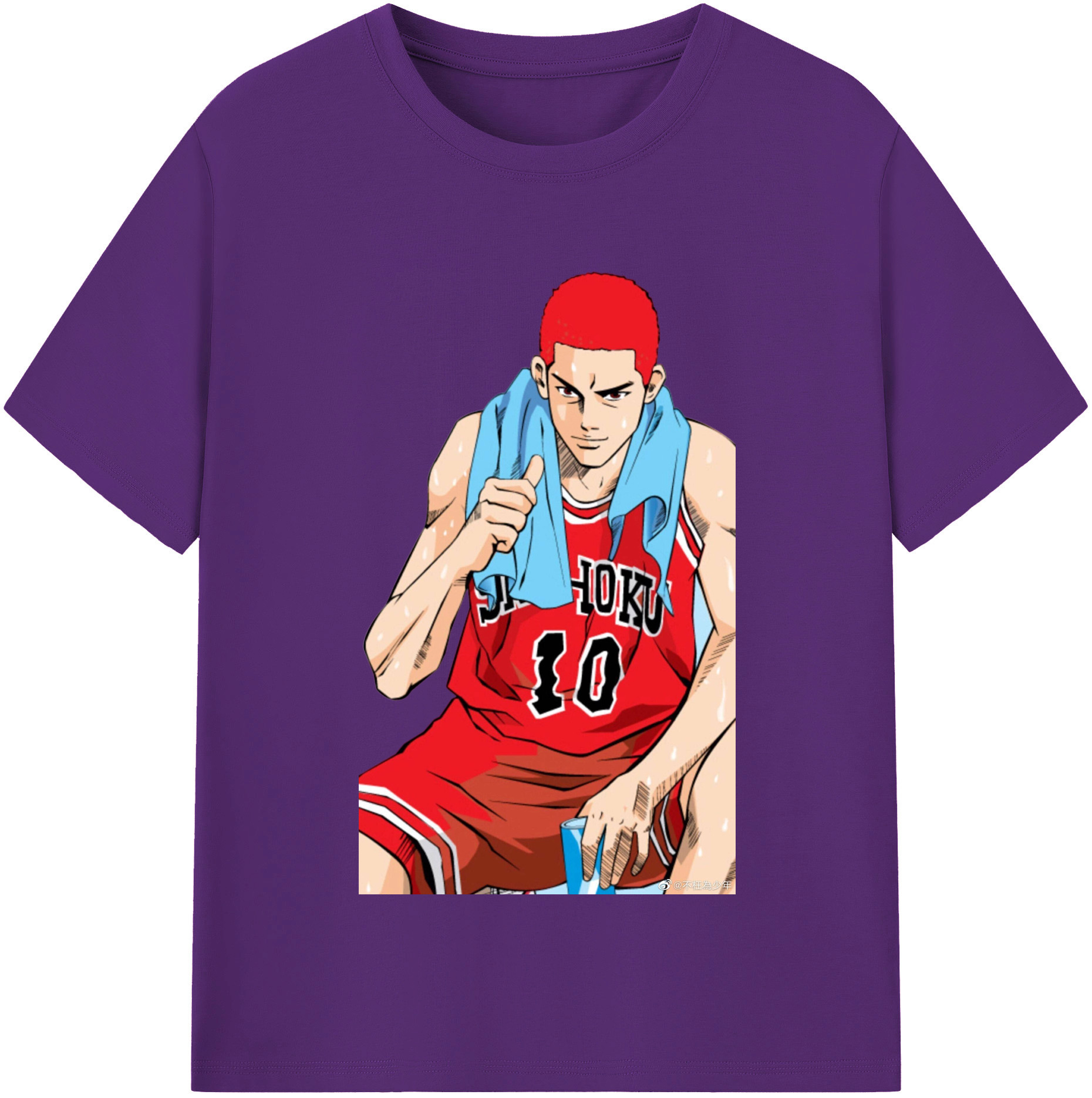 （画像用） SLAM DUNK／スラムダンク 綿100％半袖Tシャツ（フロントプリント）