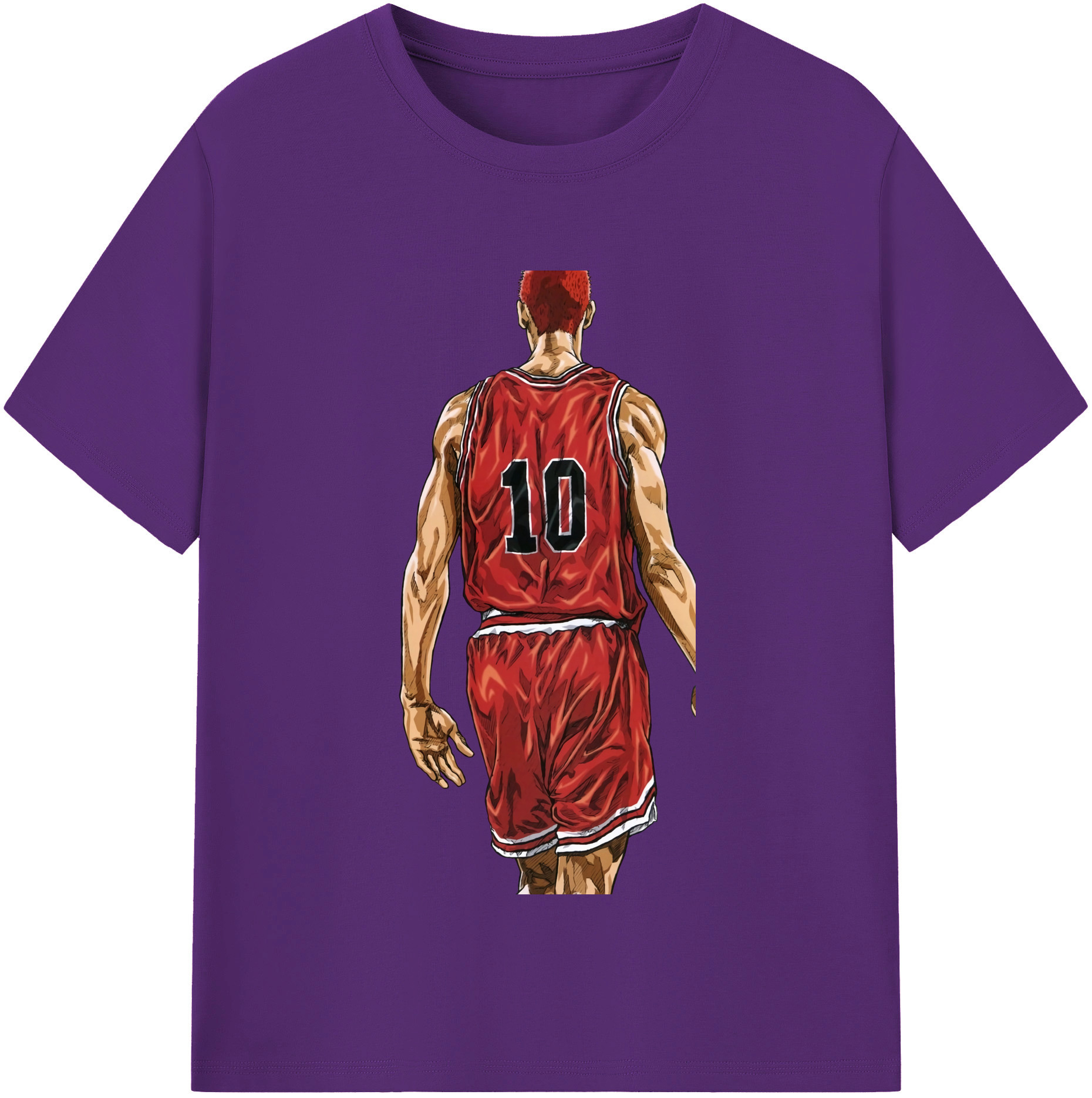 SLAM DUNK／スラムダンク 綿100％半袖Tシャツ（フロントプリント）