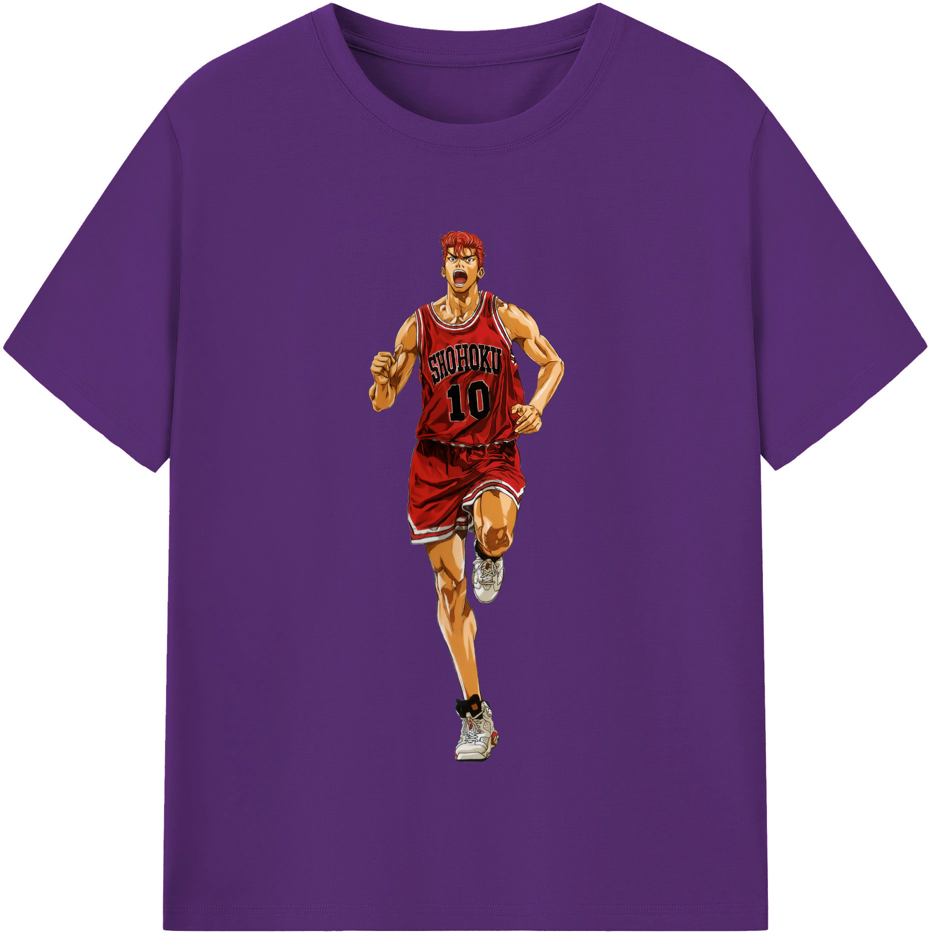 （画像用） SLAM DUNK／スラムダンク 綿100％半袖Tシャツ（フロントプリント）