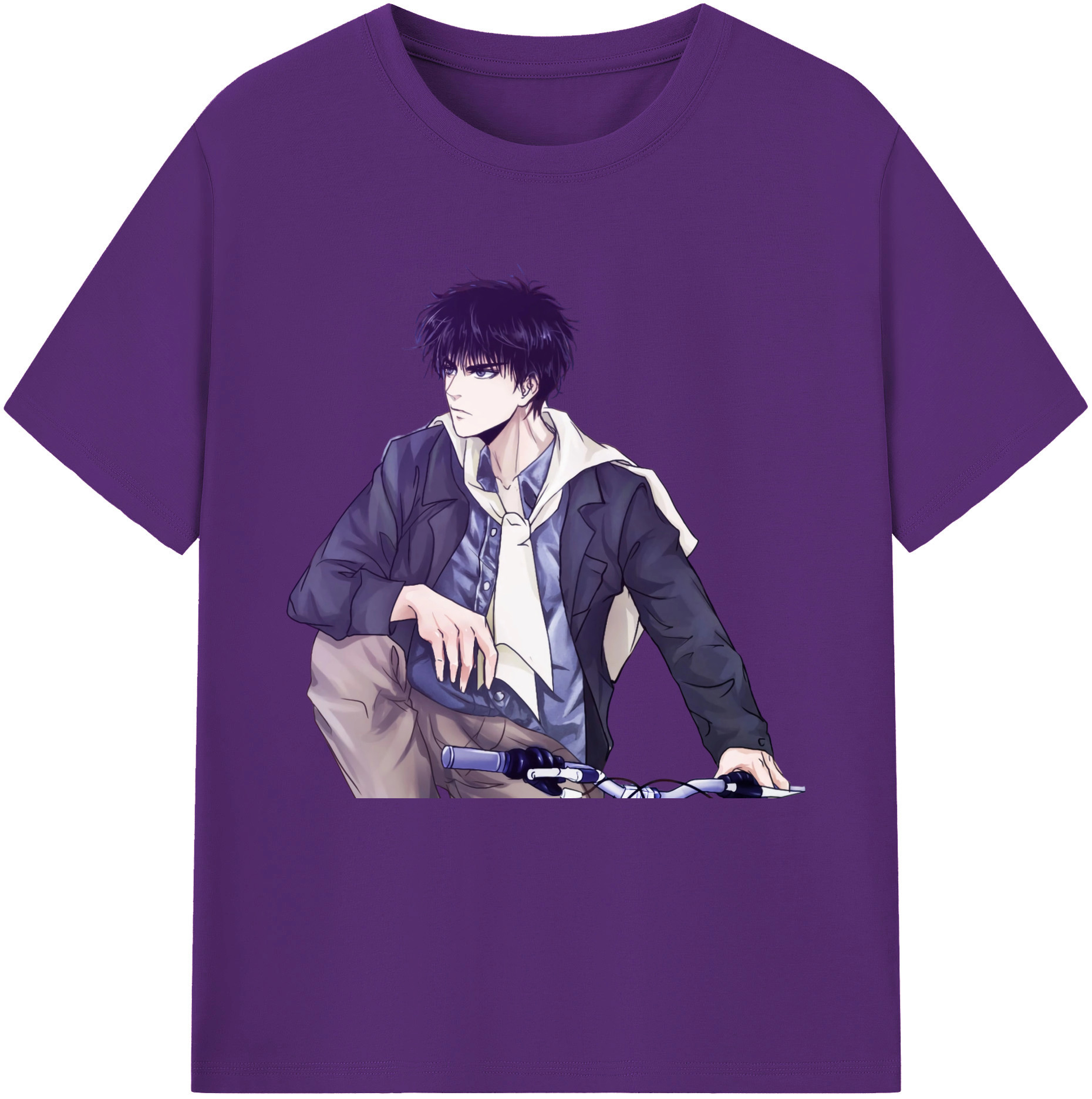 SLAM DUNK／スラムダンク 綿100％半袖Tシャツ（フロントプリント）