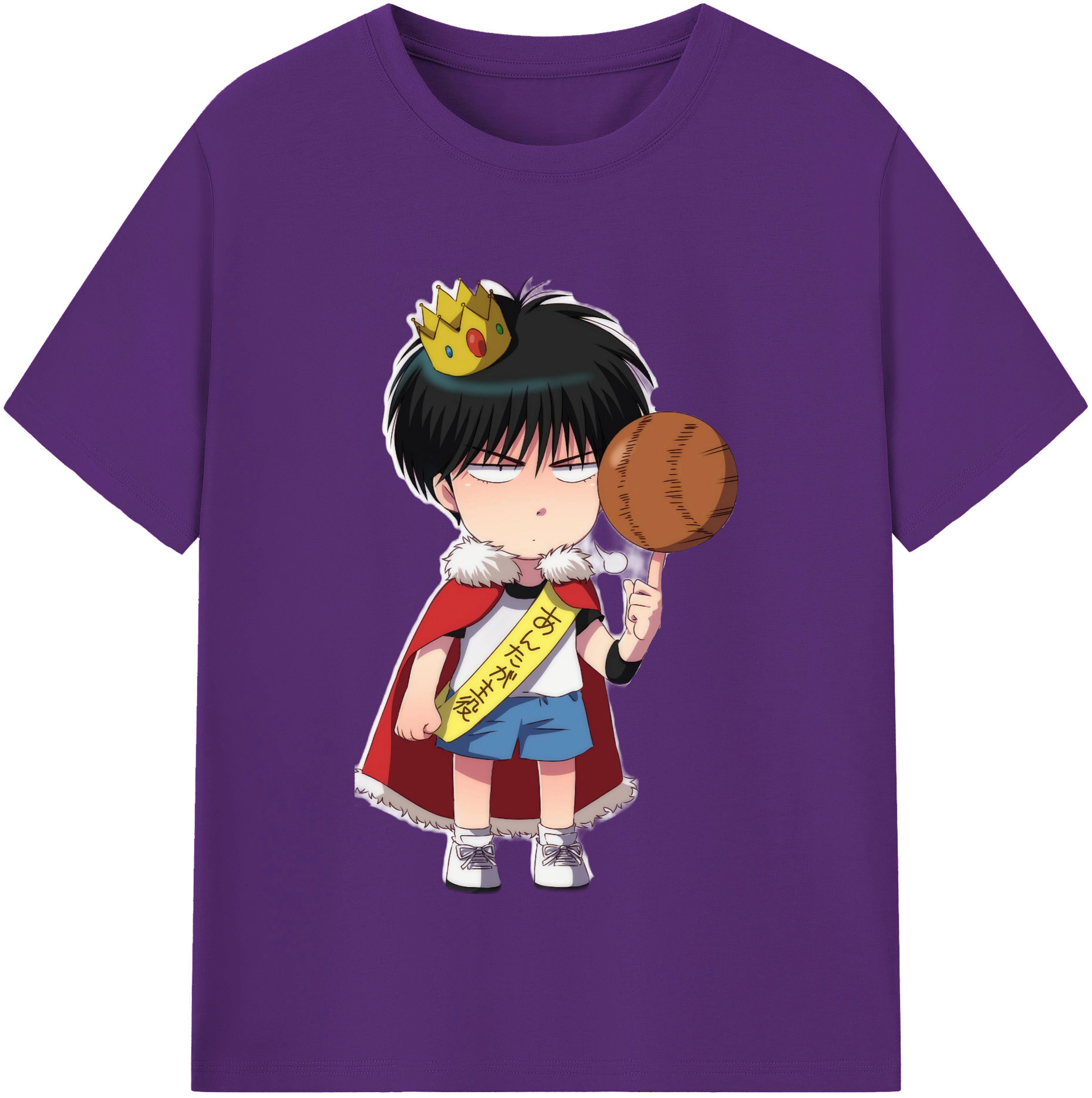 SLAM DUNK／スラムダンク 綿100％半袖Tシャツ（フロントプリント）