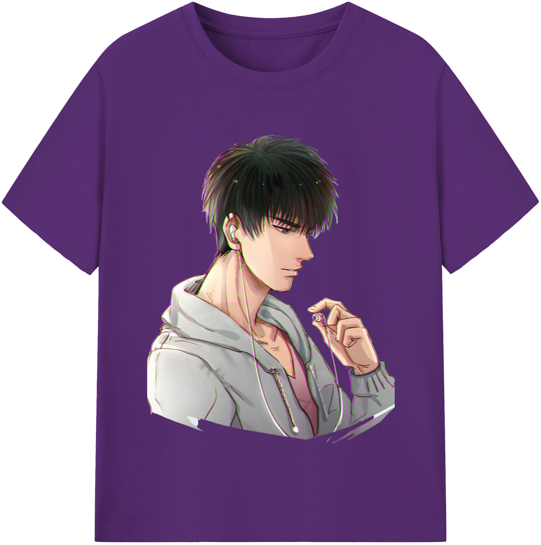 SLAM DUNK／スラムダンク 綿100％半袖Tシャツ（フロントプリント）