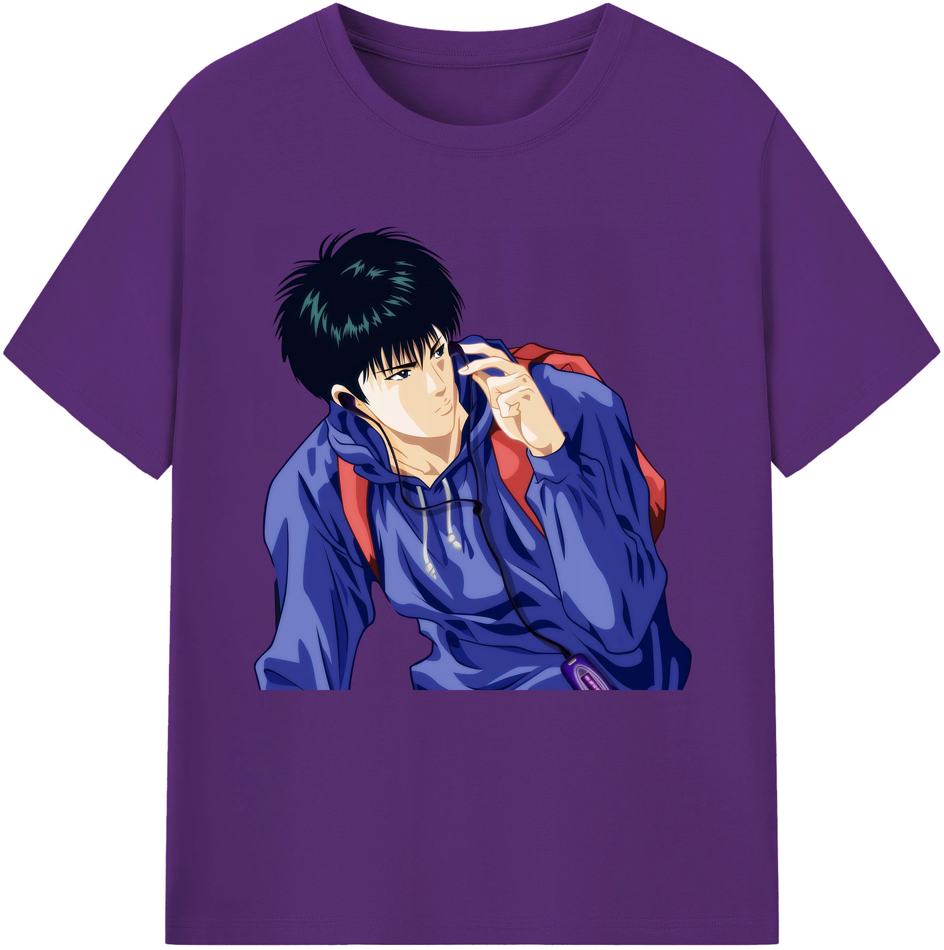 SLAM DUNK／スラムダンク 綿100％半袖Tシャツ（フロントプリント）
