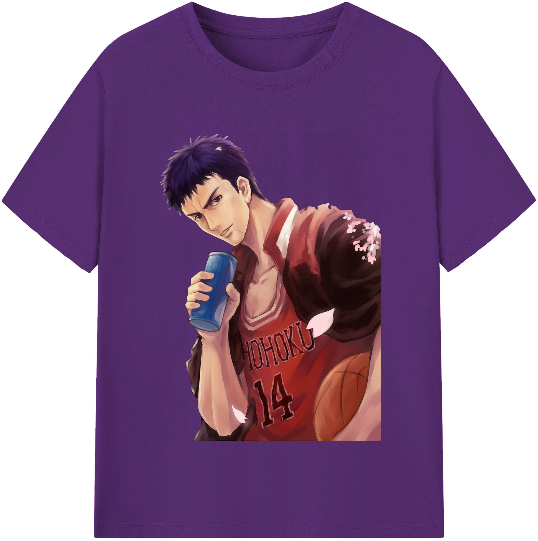 （画像用） SLAM DUNK／スラムダンク 綿100％半袖Tシャツ（フロントプリント）