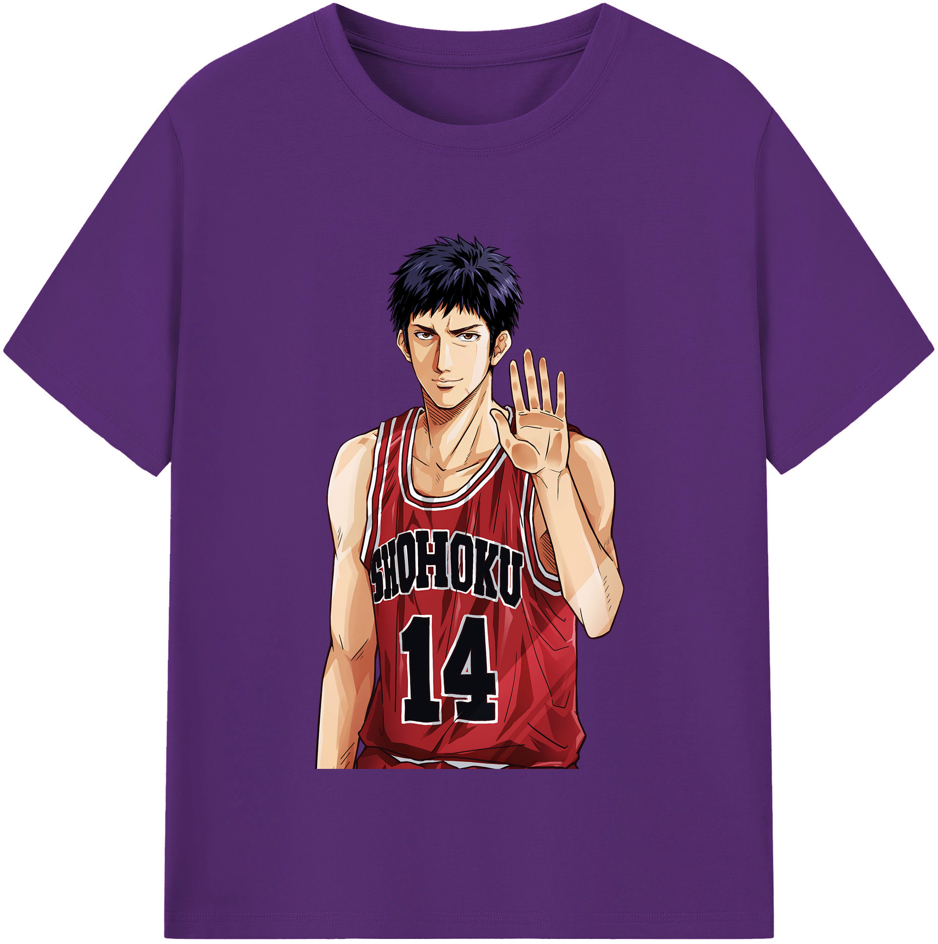 （画像用） SLAM DUNK／スラムダンク 綿100％半袖Tシャツ（フロントプリント）