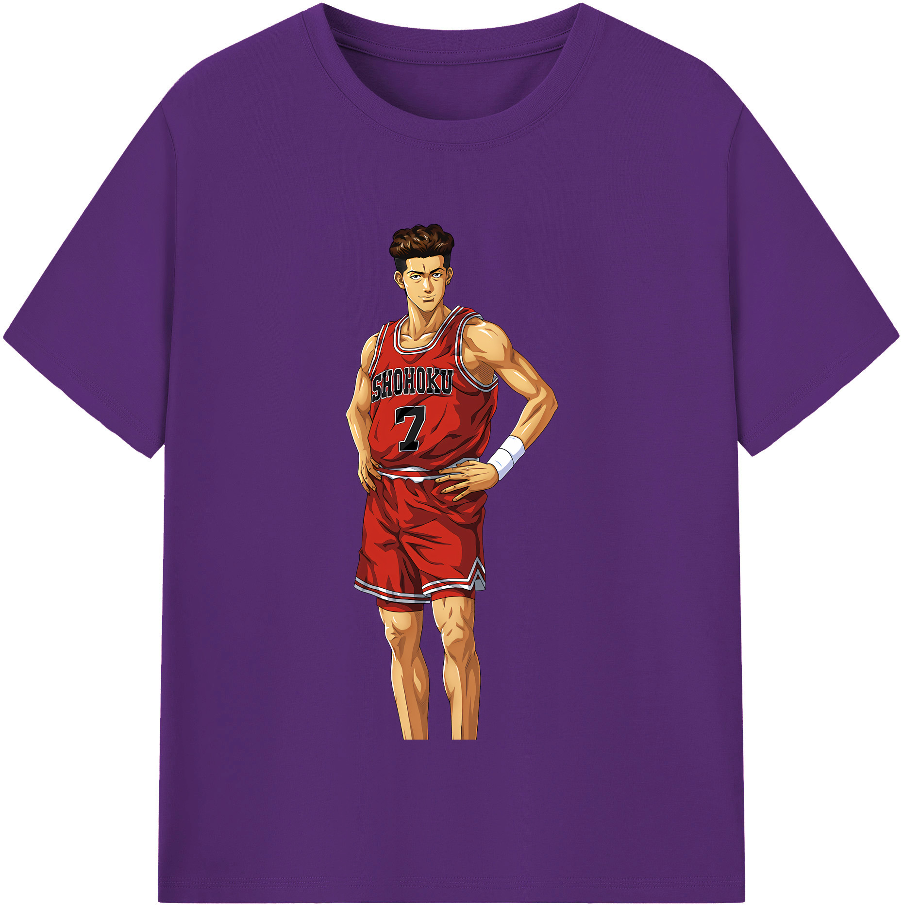 （画像用） SLAM DUNK／スラムダンク 綿100％半袖Tシャツ（フロントプリント）