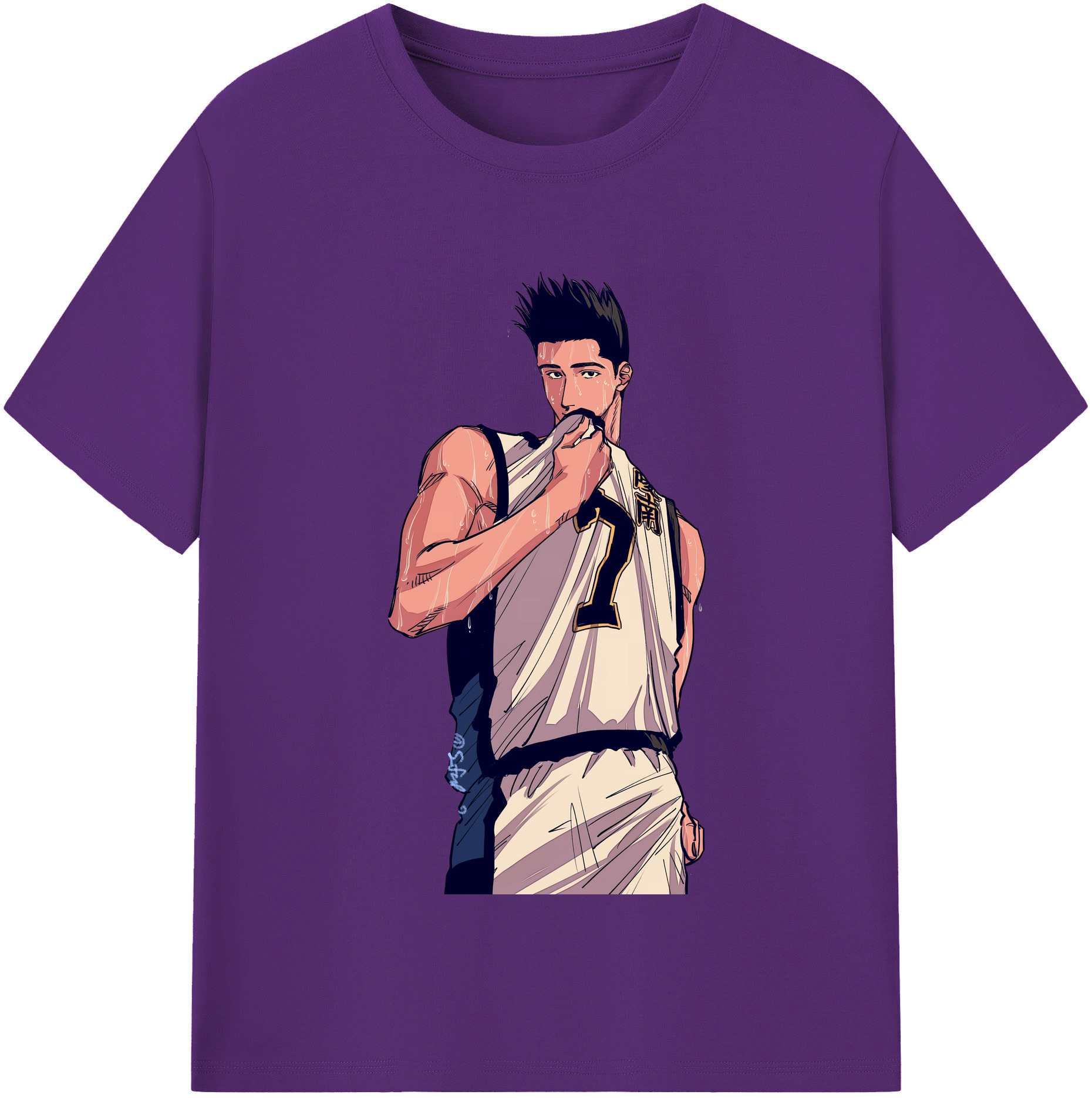 （画像用） SLAM DUNK／スラムダンク 綿100％半袖Tシャツ（フロントプリント）