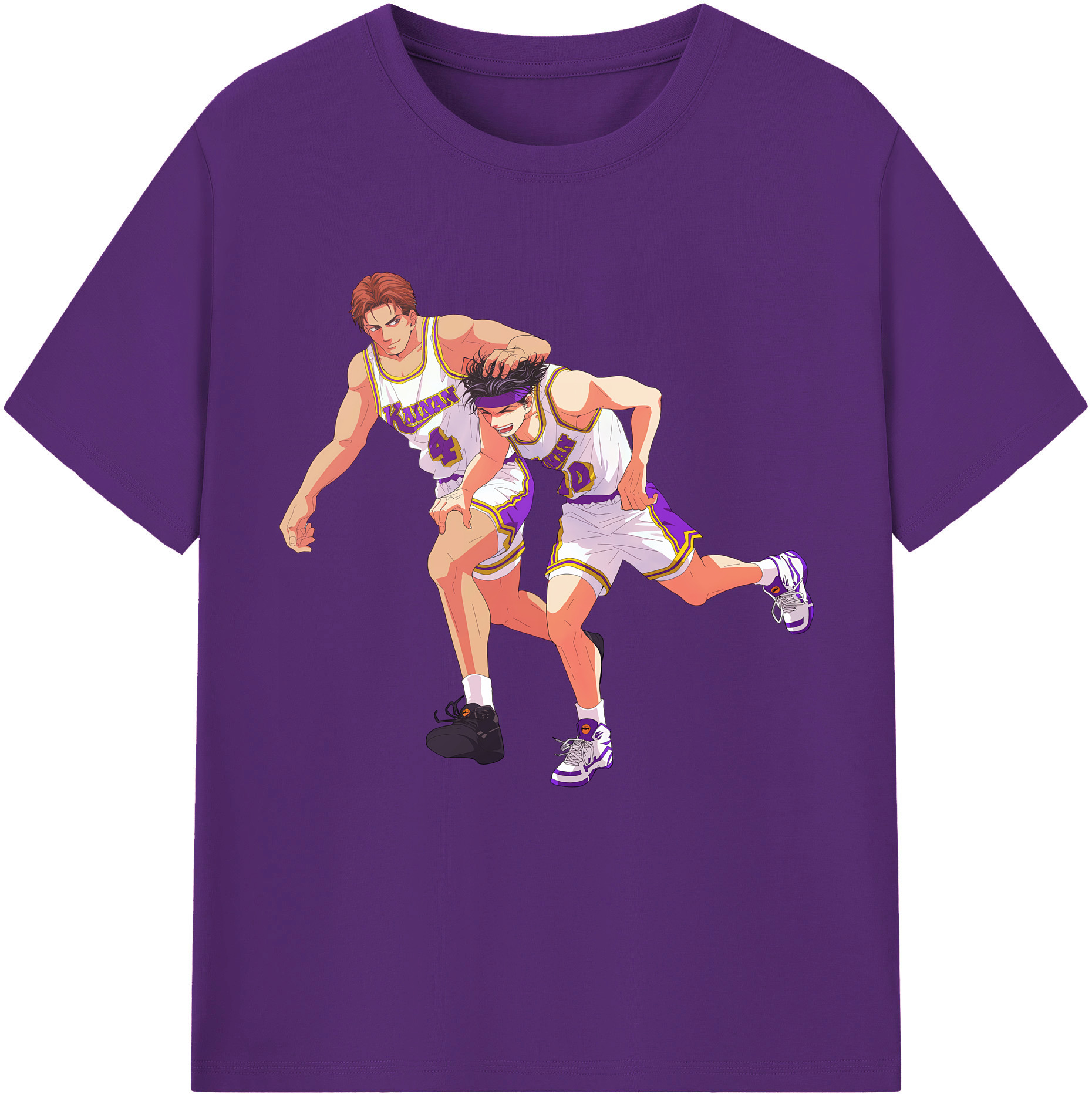 （画像用） SLAM DUNK／スラムダンク 綿100％半袖Tシャツ（フロントプリント）