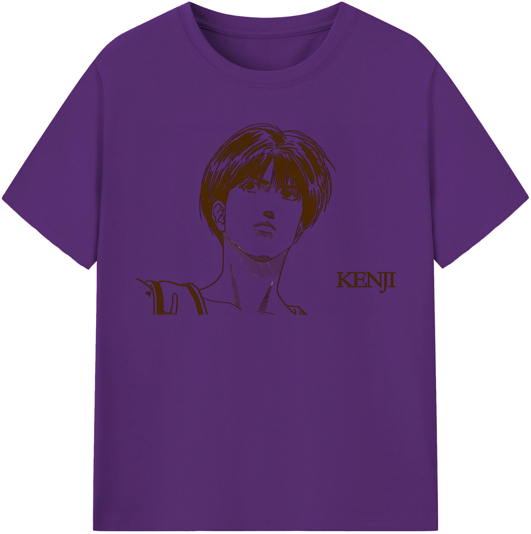 SLAM DUNK／スラムダンク 綿100％半袖Tシャツ（フロントプリント）