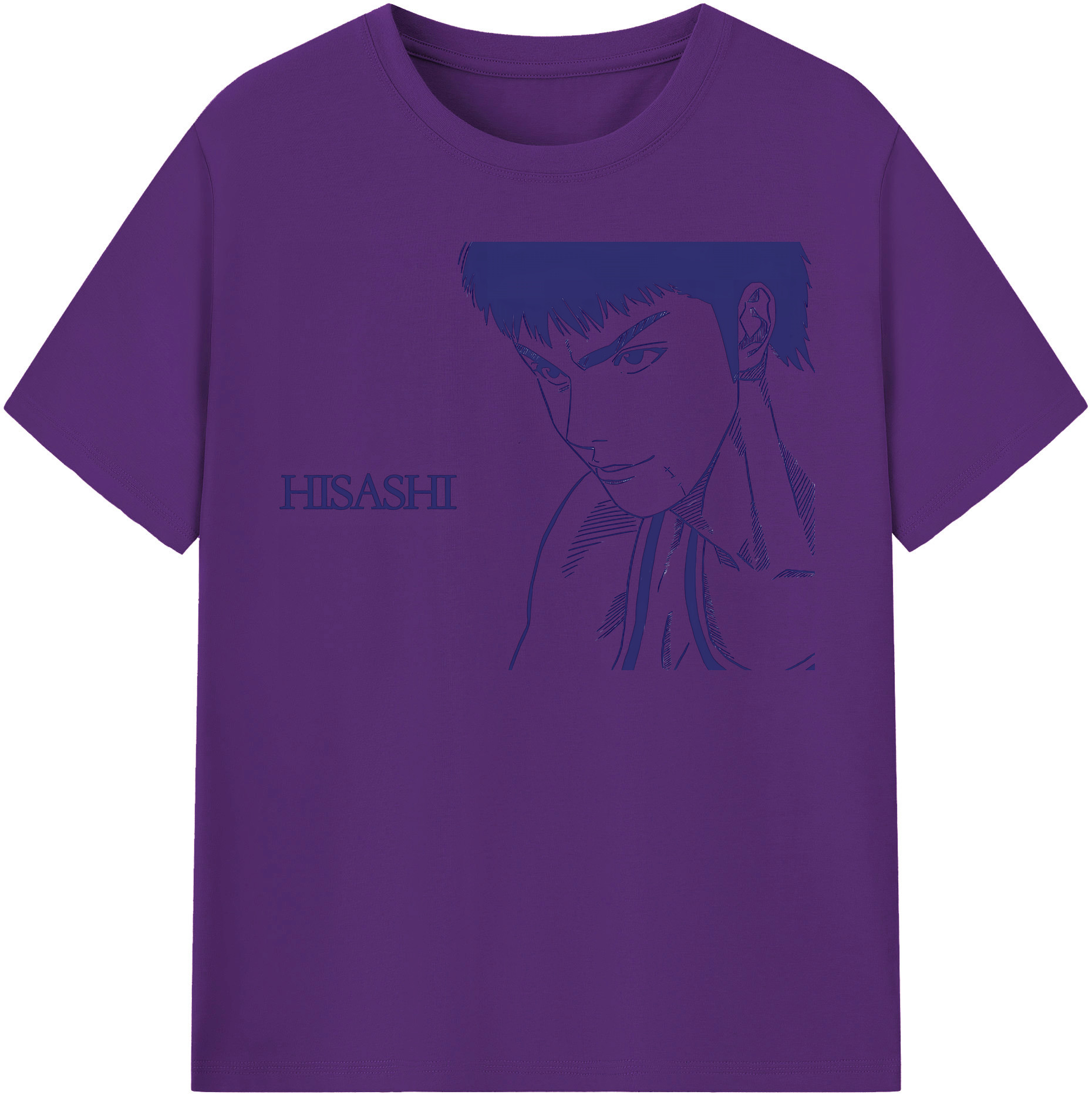 SLAM DUNK／スラムダンク 綿100％半袖Tシャツ（フロントプリント）