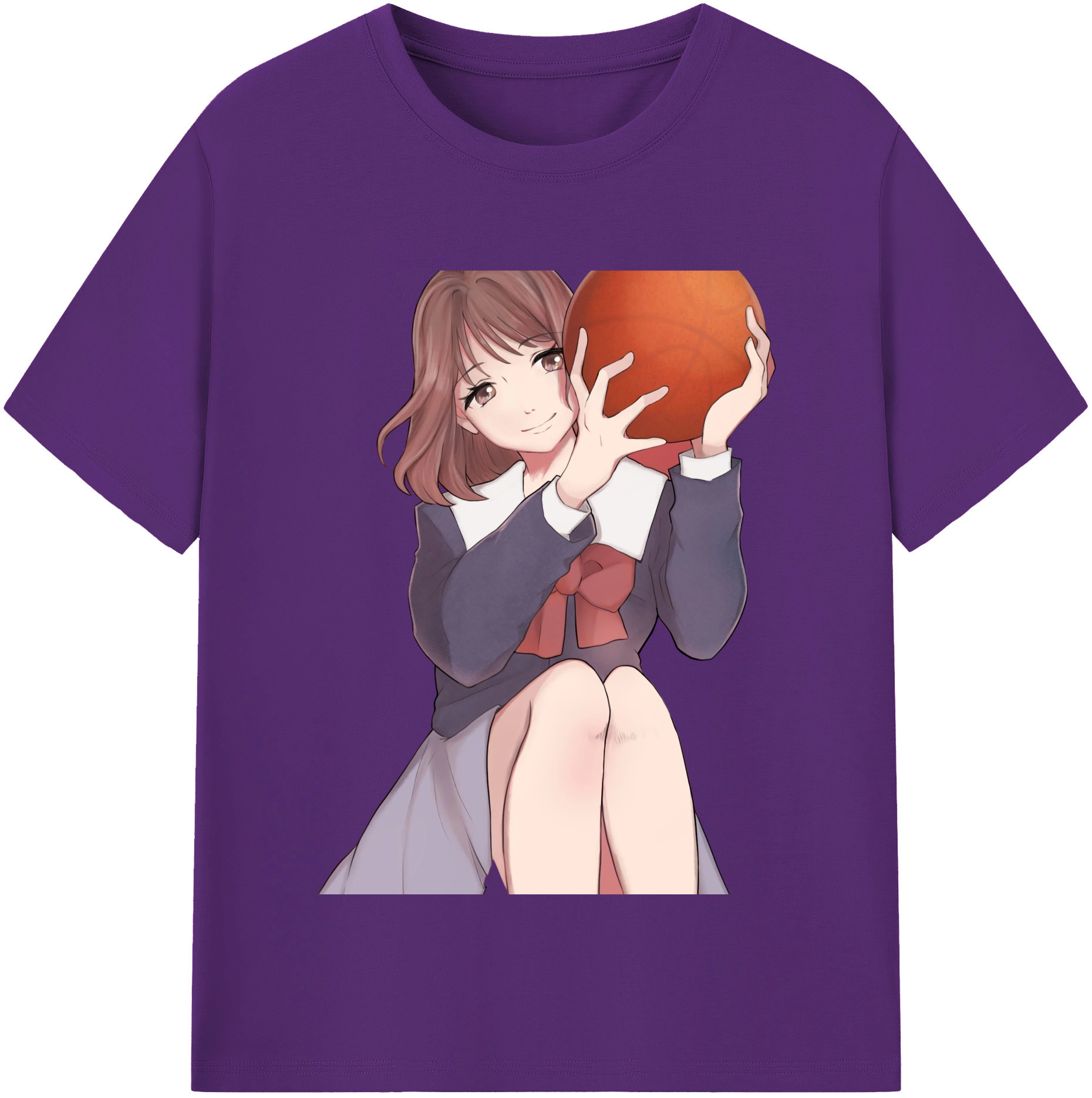SLAM DUNK／スラムダンク 綿100％半袖Tシャツ（フロントプリント）