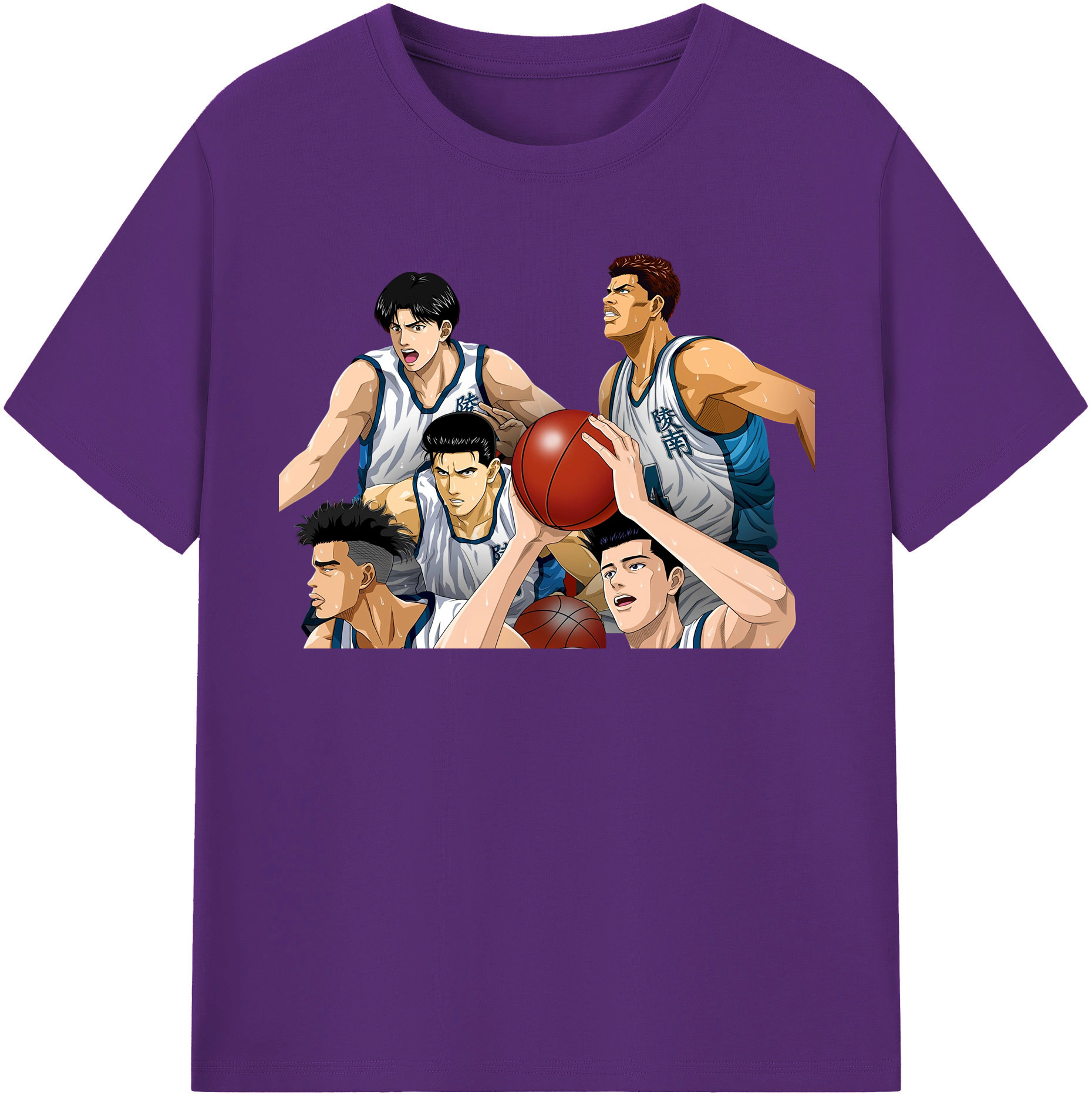 （画像用） SLAM DUNK／スラムダンク 綿100％半袖Tシャツ（フロントプリント）