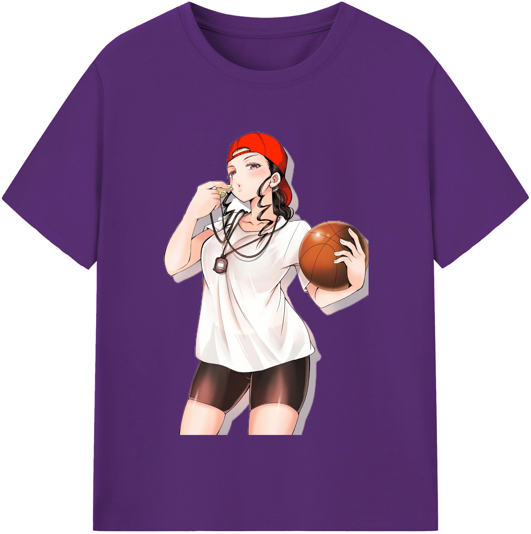 SLAM DUNK／スラムダンク 綿100％半袖Tシャツ（フロントプリント）