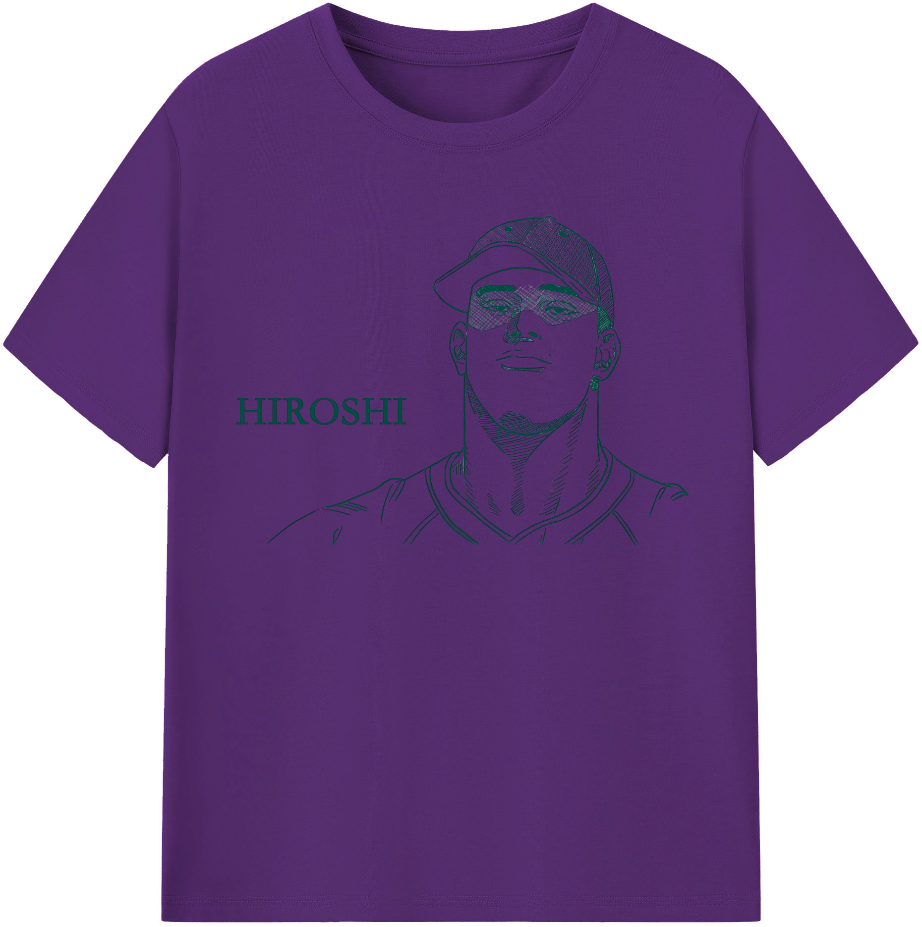 SLAM DUNK／スラムダンク 綿100％半袖Tシャツ（フロントプリント）