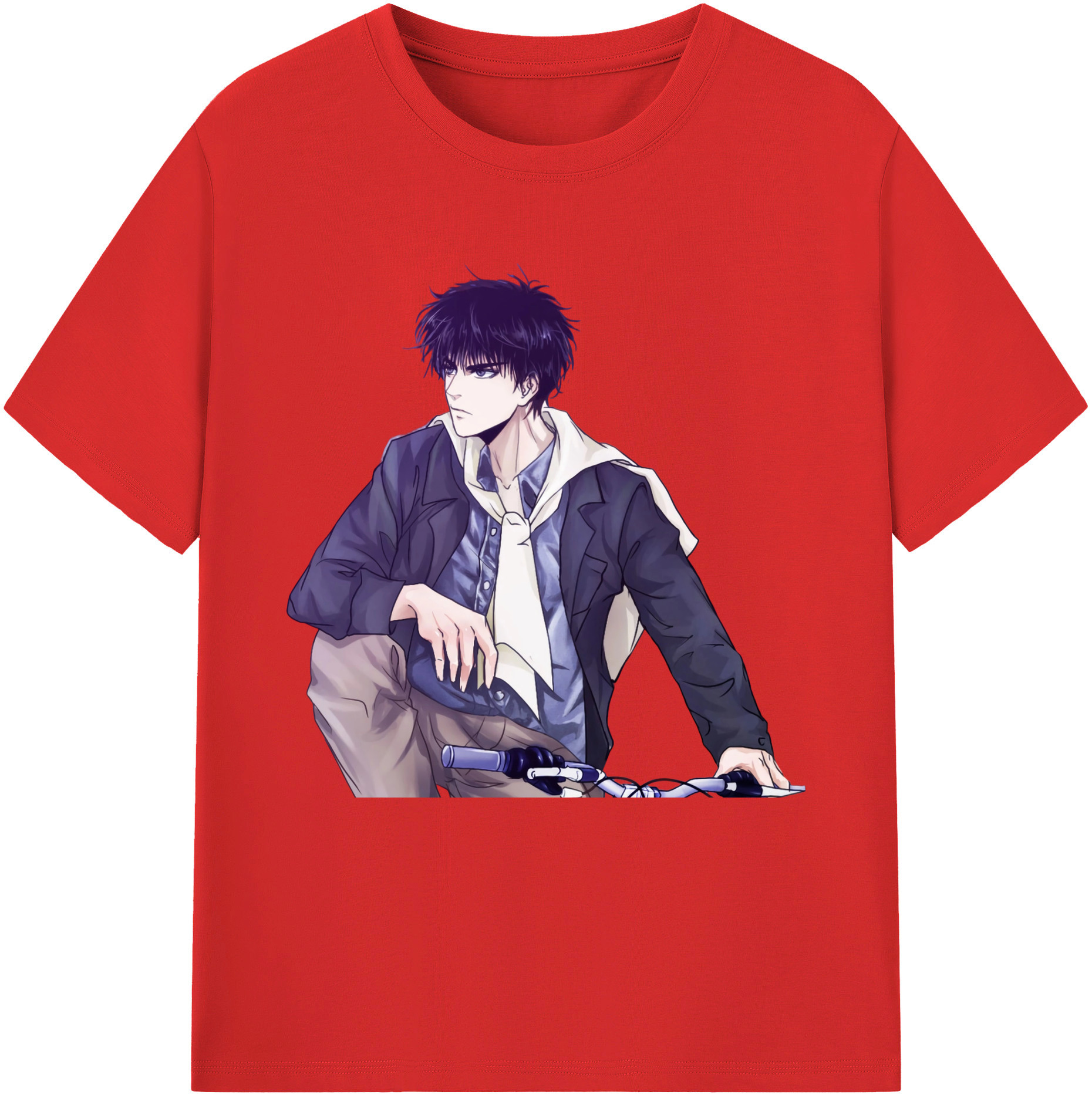 SLAM DUNK／スラムダンク 綿100％半袖Tシャツ（フロントプリント）