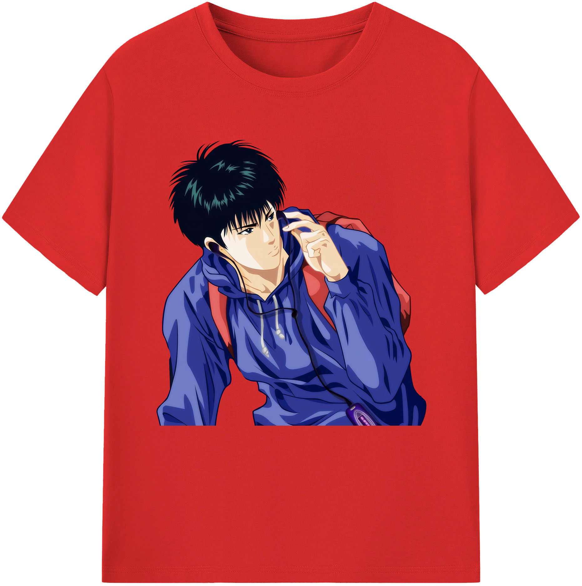 SLAM DUNK／スラムダンク 綿100％半袖Tシャツ（フロントプリント）