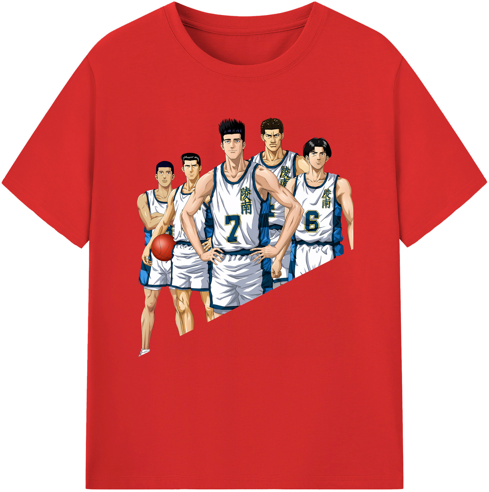 （画像用） SLAM DUNK／スラムダンク 綿100％半袖Tシャツ（フロントプリント）