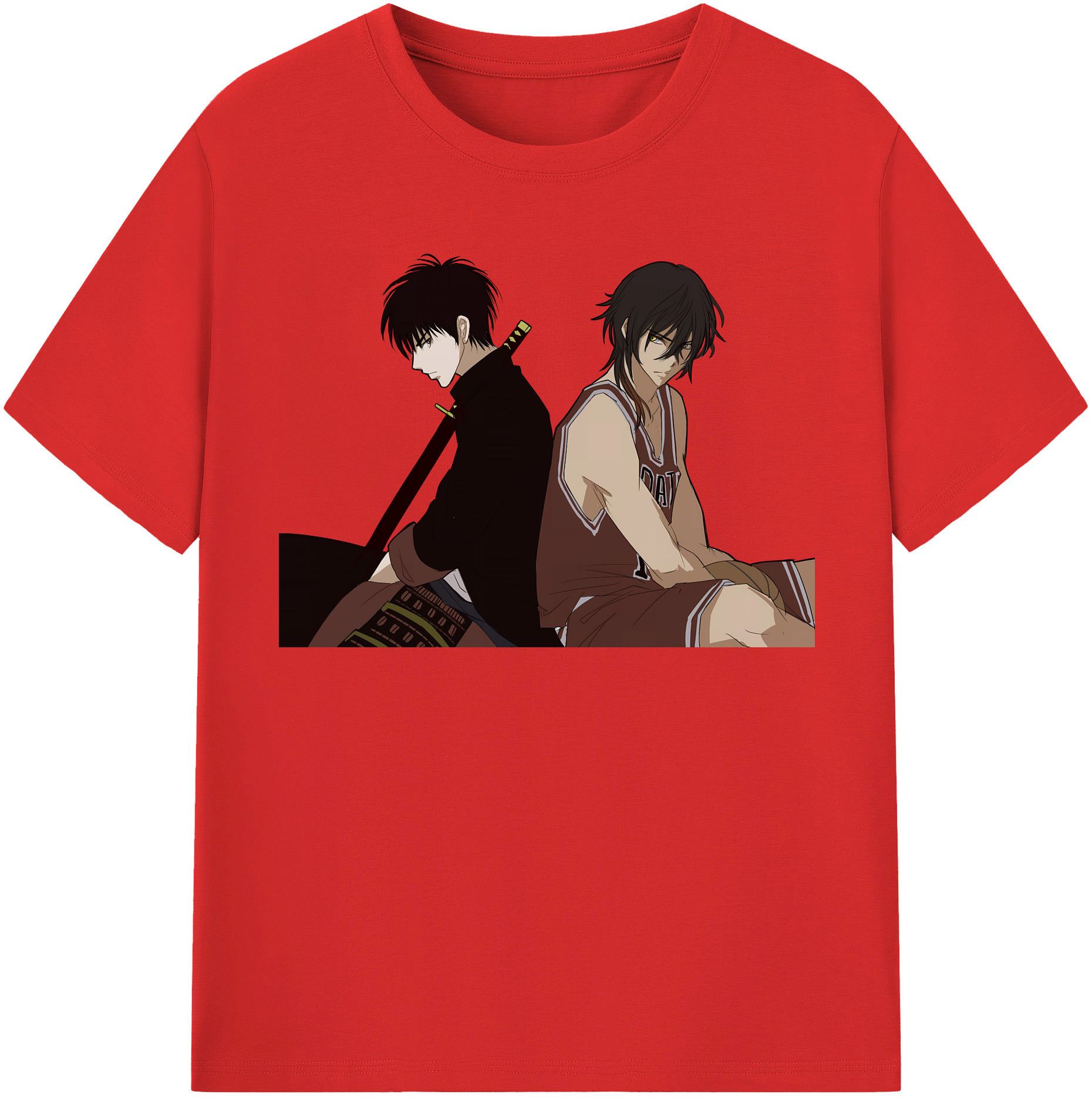 SLAM DUNK／スラムダンク 綿100％半袖Tシャツ（フロントプリント）