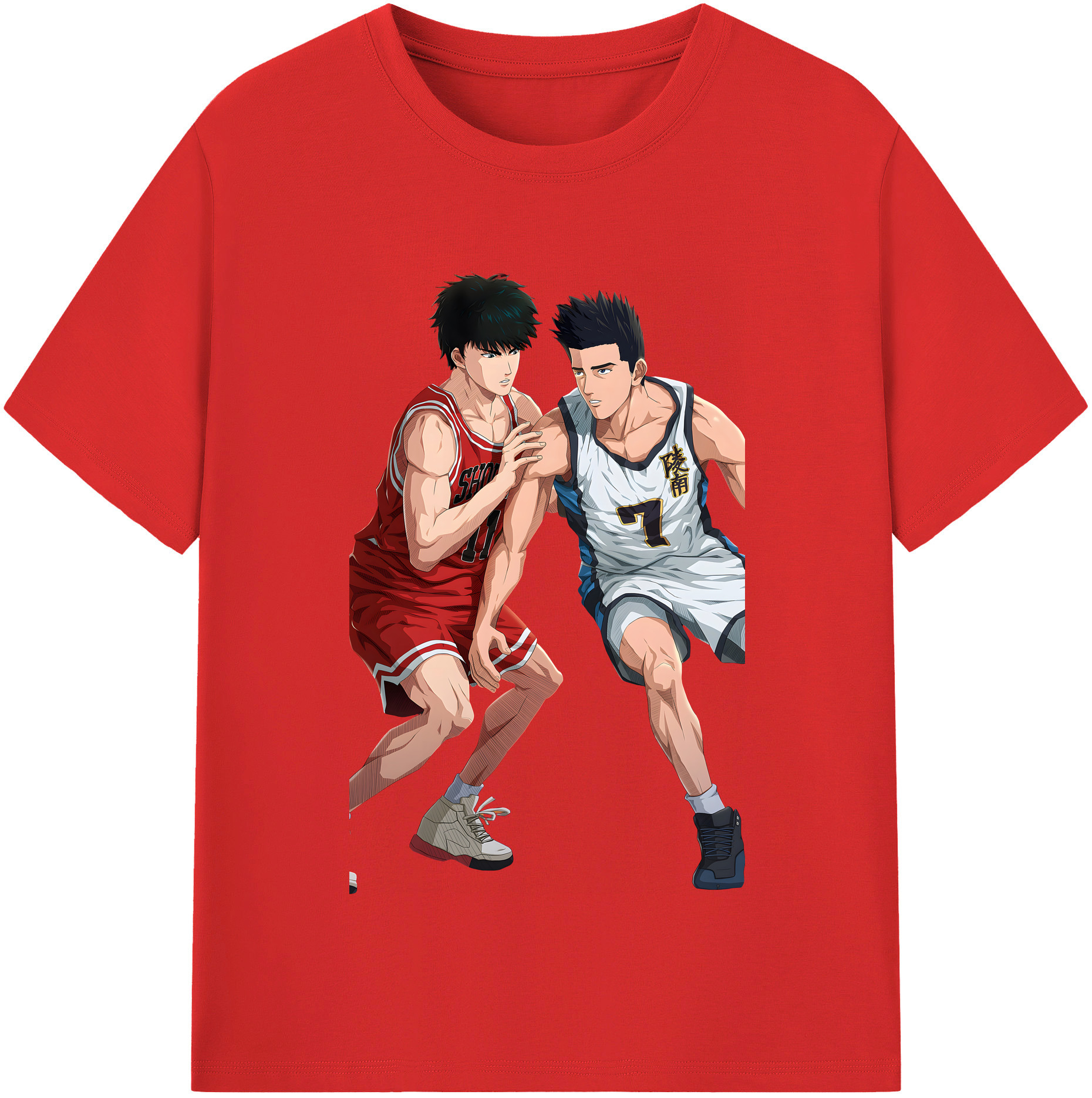 （画像用） SLAM DUNK／スラムダンク 綿100％半袖Tシャツ（フロントプリント）