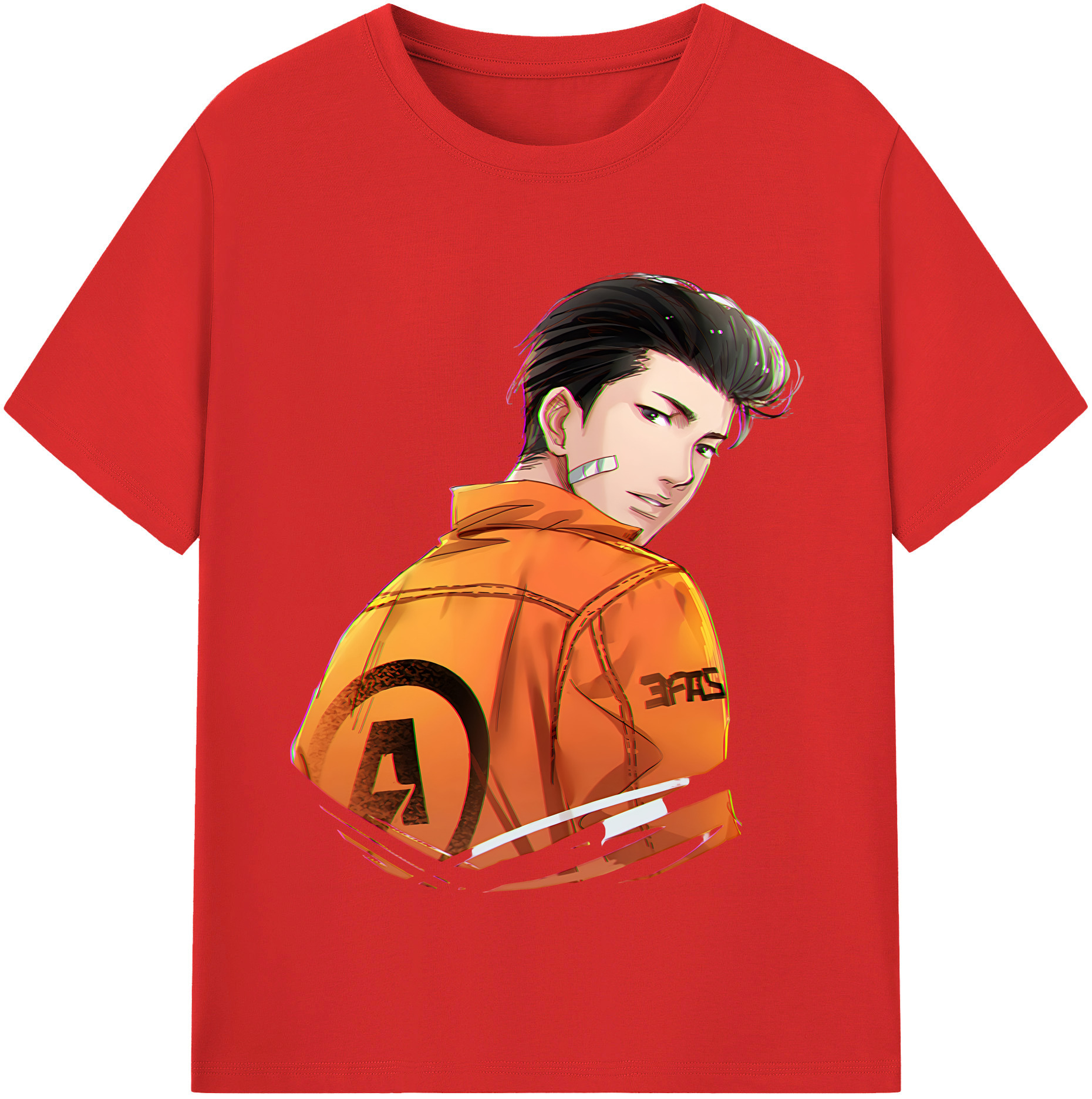 SLAM DUNK／スラムダンク 綿100％半袖Tシャツ（フロントプリント）