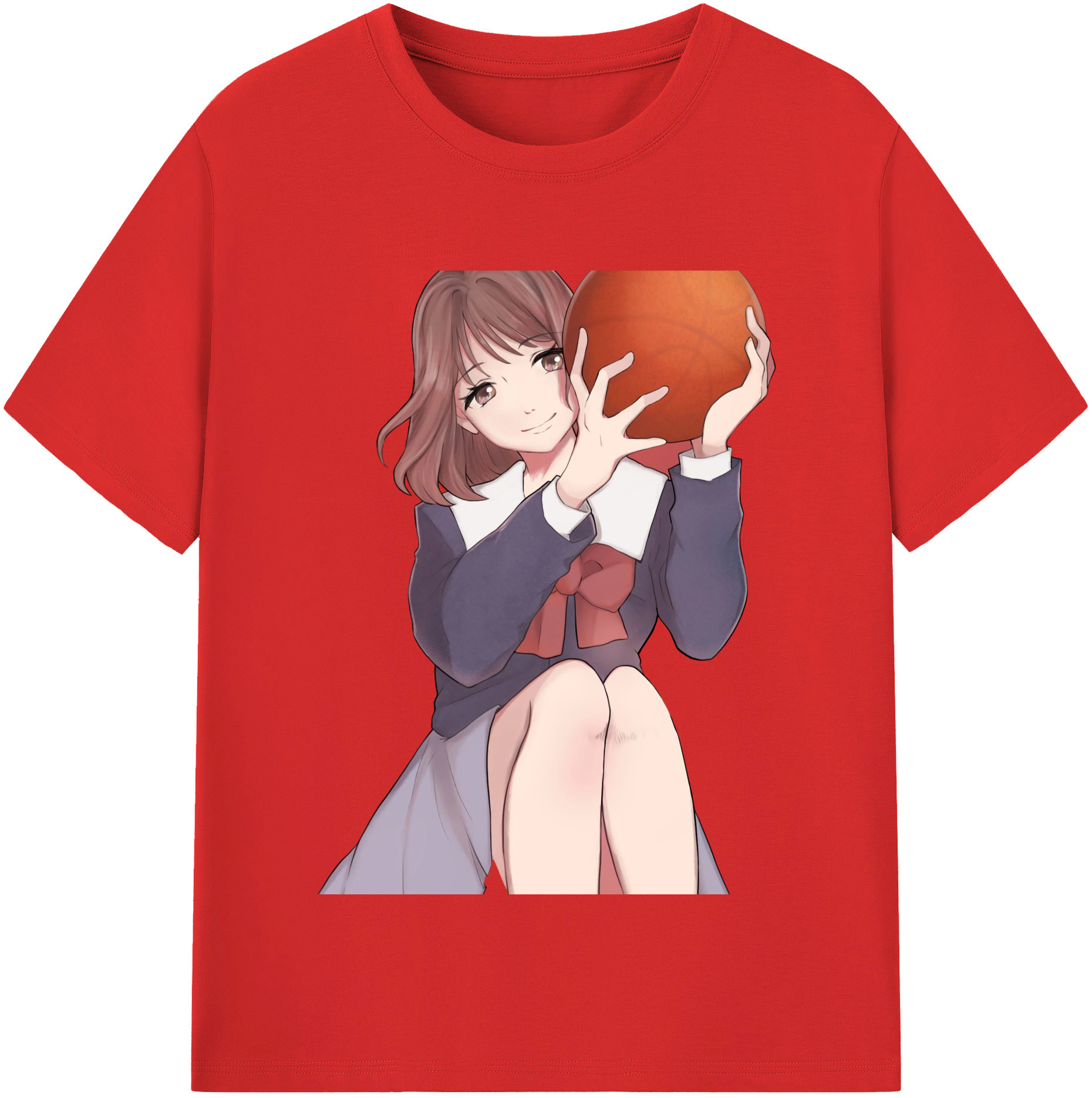 SLAM DUNK／スラムダンク 綿100％半袖Tシャツ（フロントプリント）