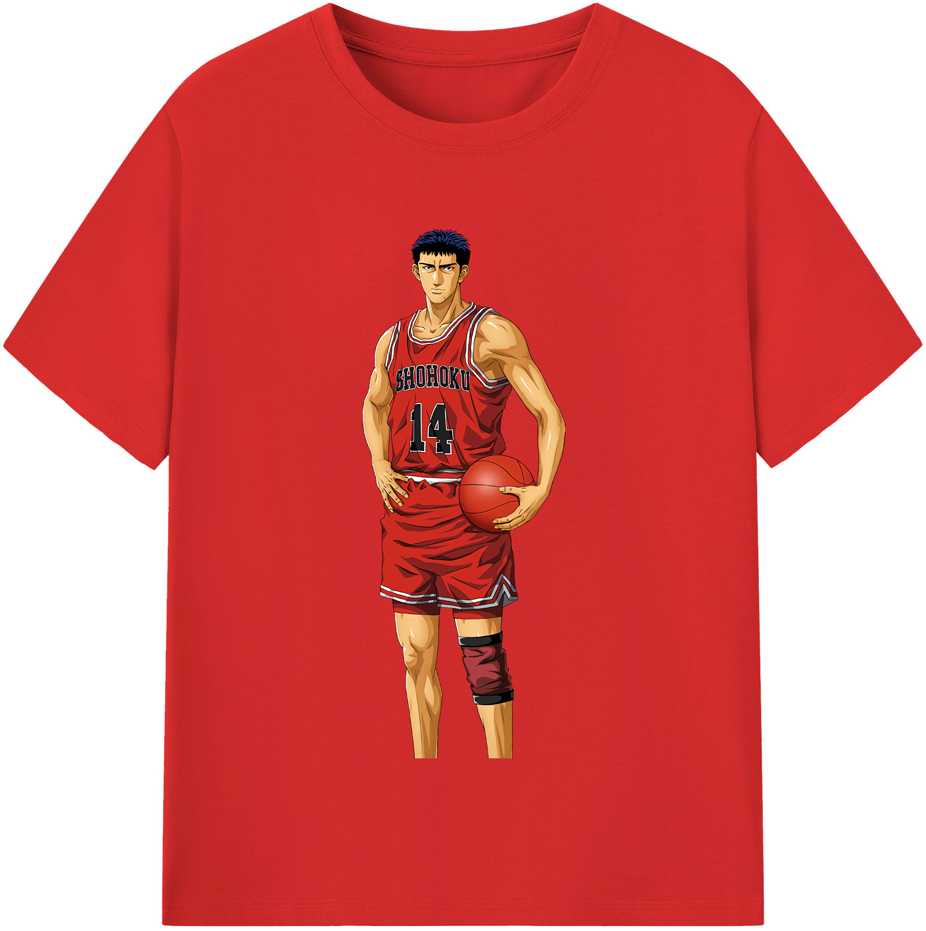 SLAM DUNK／スラムダンク 綿100％半袖Tシャツ（フロントプリント）
