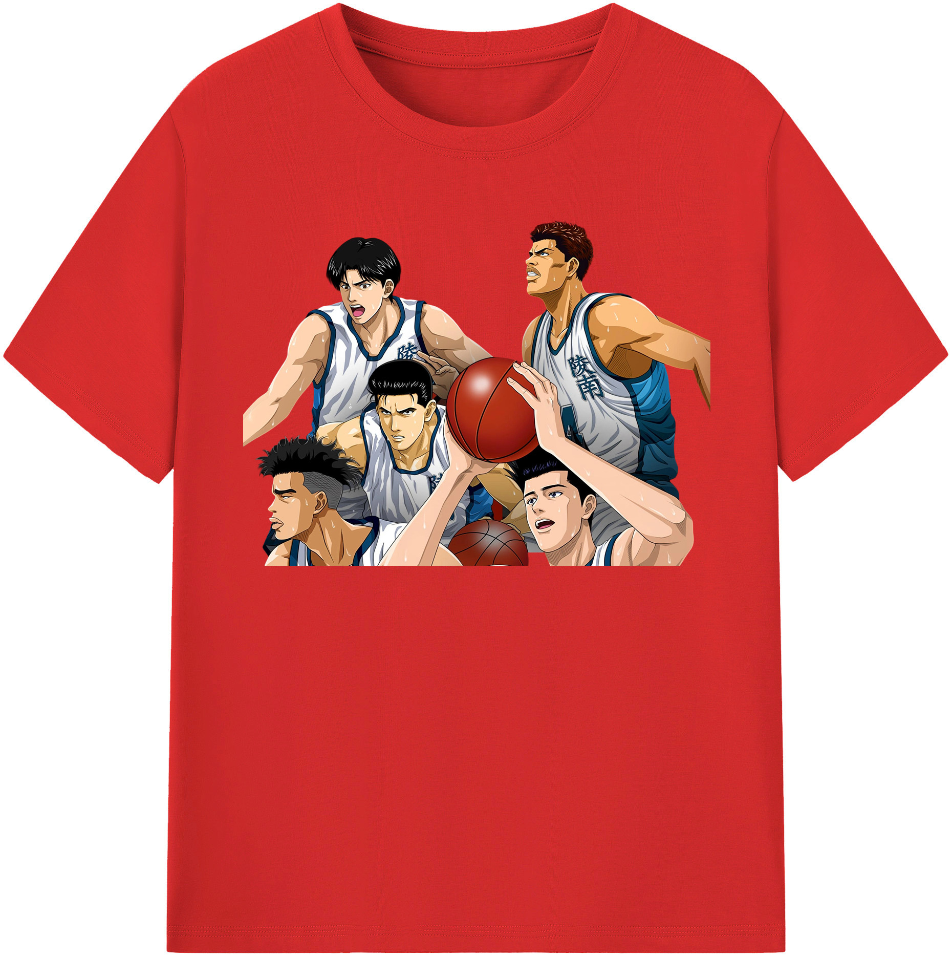 （画像用） SLAM DUNK／スラムダンク 綿100％半袖Tシャツ（フロントプリント）
