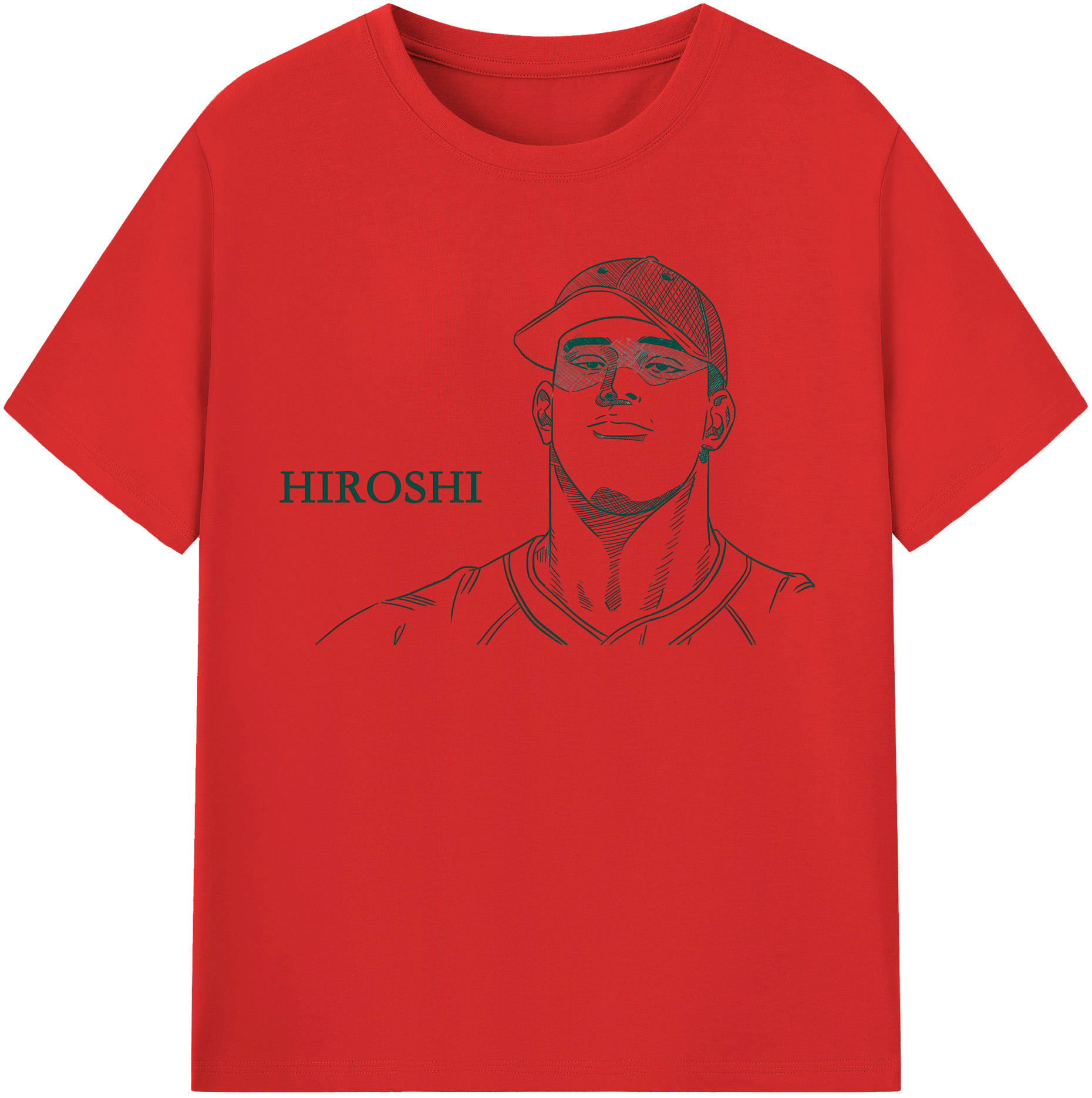 SLAM DUNK／スラムダンク 綿100％半袖Tシャツ（フロントプリント）
