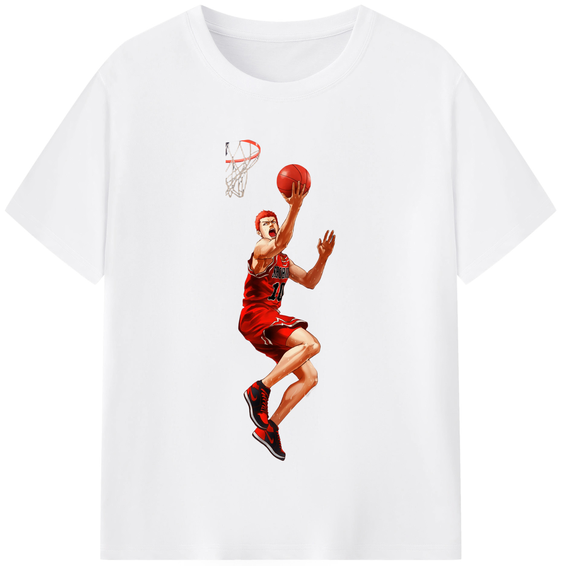 （画像用） SLAM DUNK／スラムダンク 綿100％半袖Tシャツ（フロントプリント）