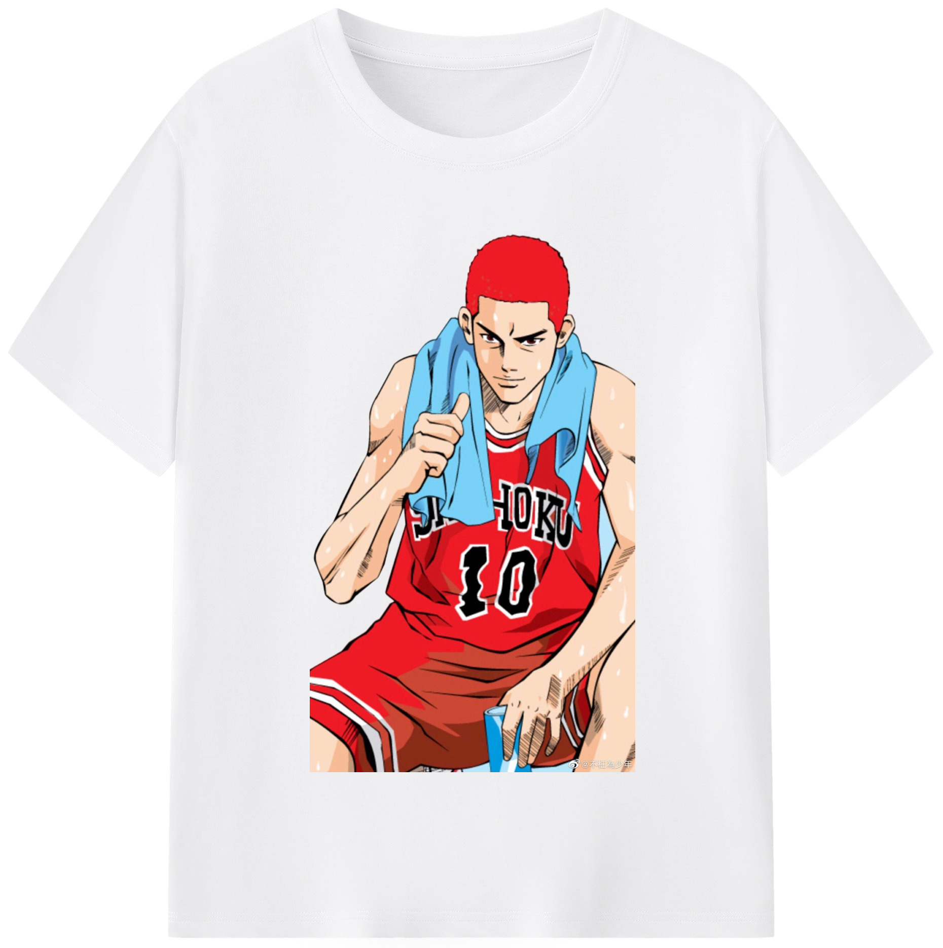 （画像用） SLAM DUNK／スラムダンク 綿100％半袖Tシャツ（フロントプリント）