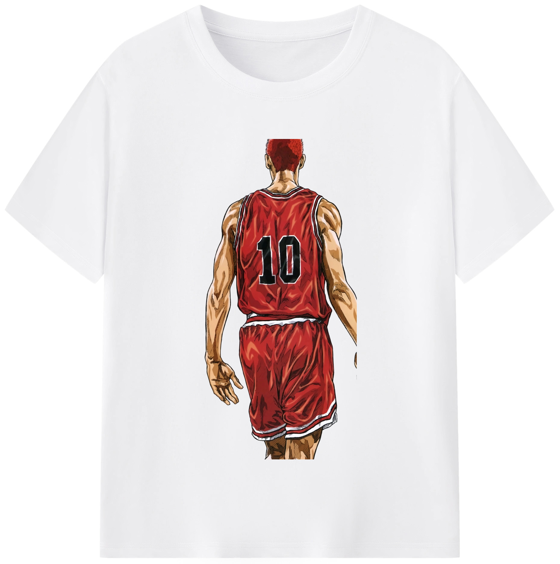 SLAM DUNK／スラムダンク 綿100％半袖Tシャツ（フロントプリント）