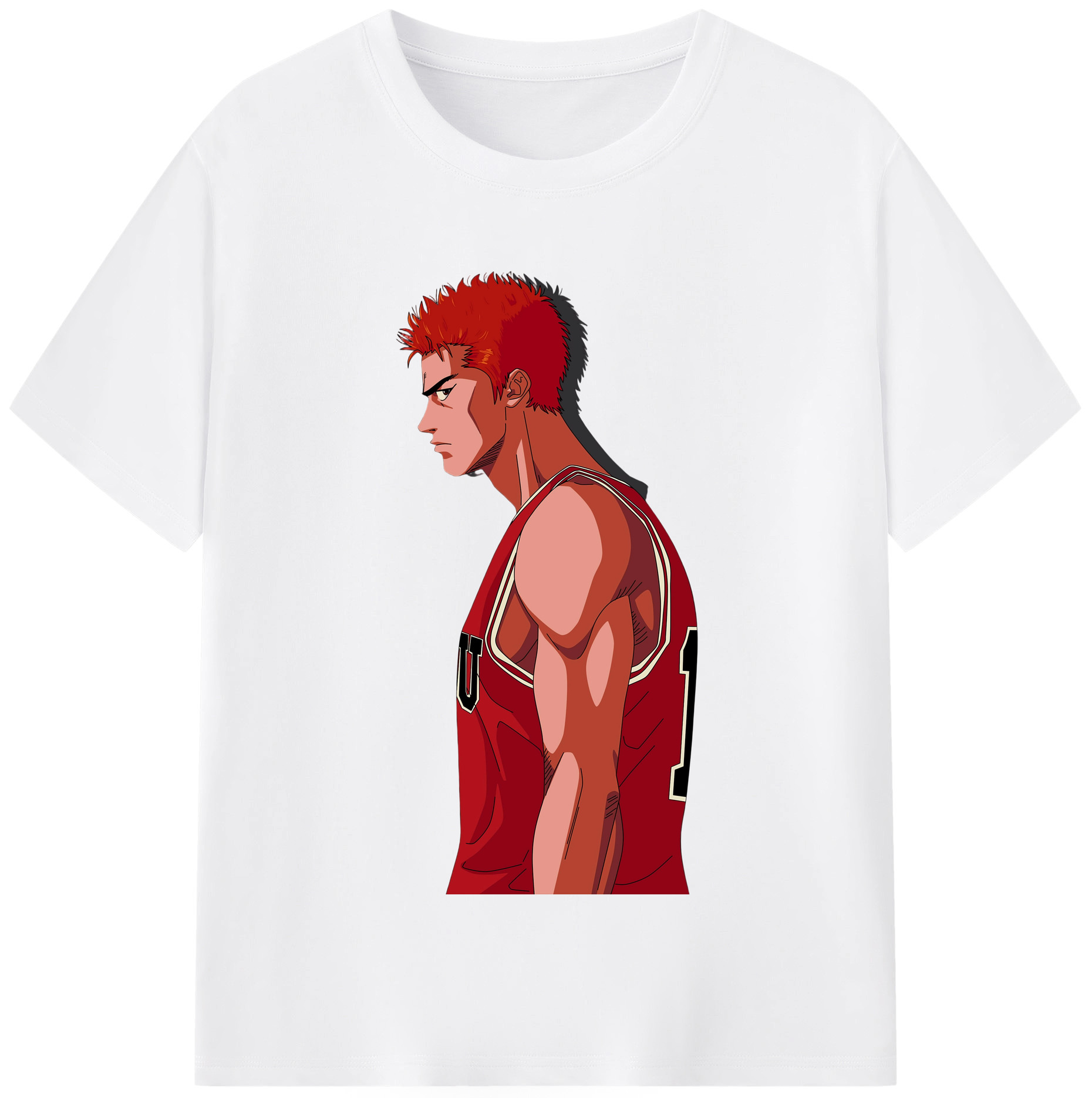 SLAM DUNK／スラムダンク 綿100％半袖Tシャツ（フロントプリント）