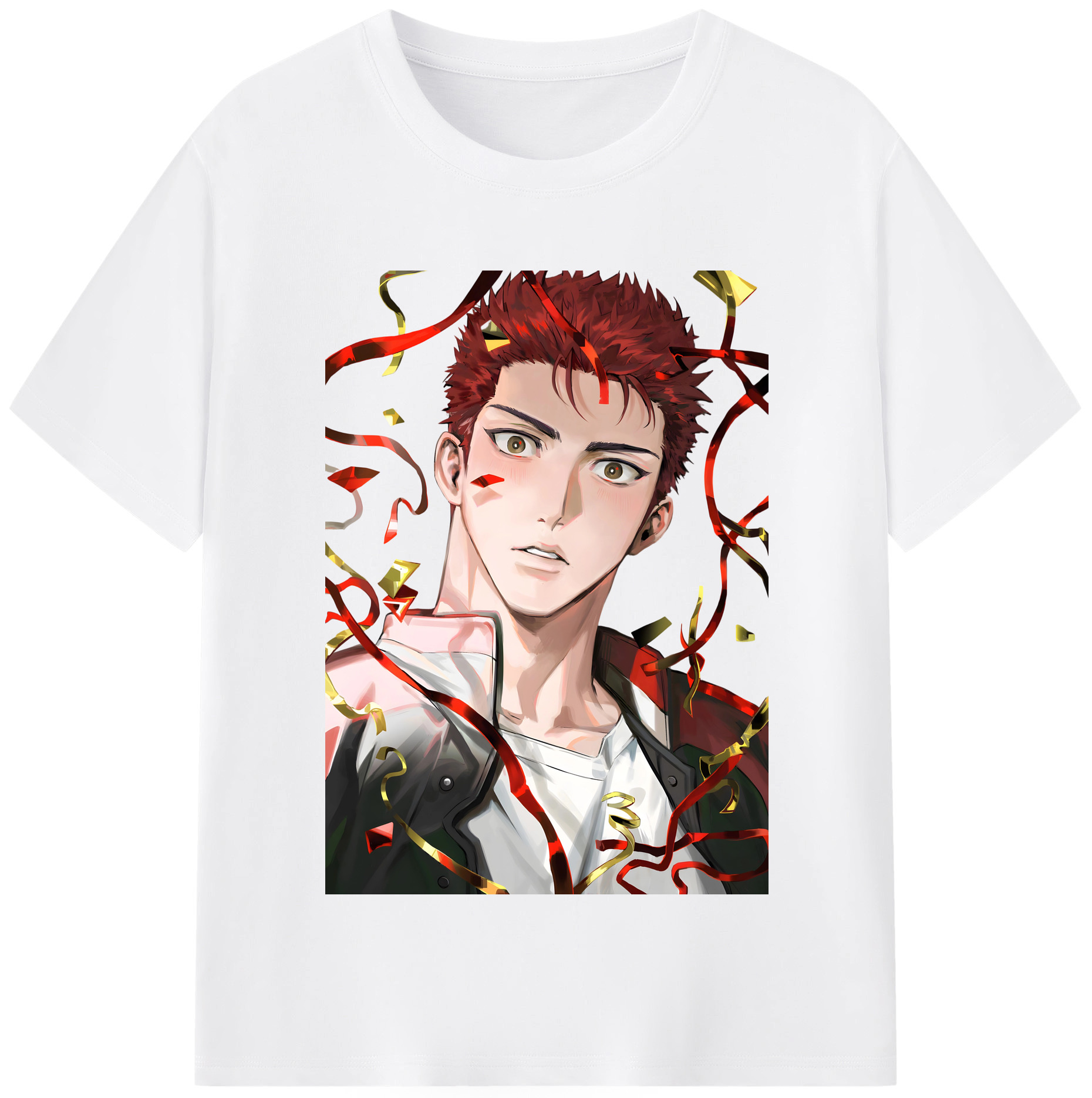 SLAM DUNK／スラムダンク 綿100％半袖Tシャツ（フロントプリント）