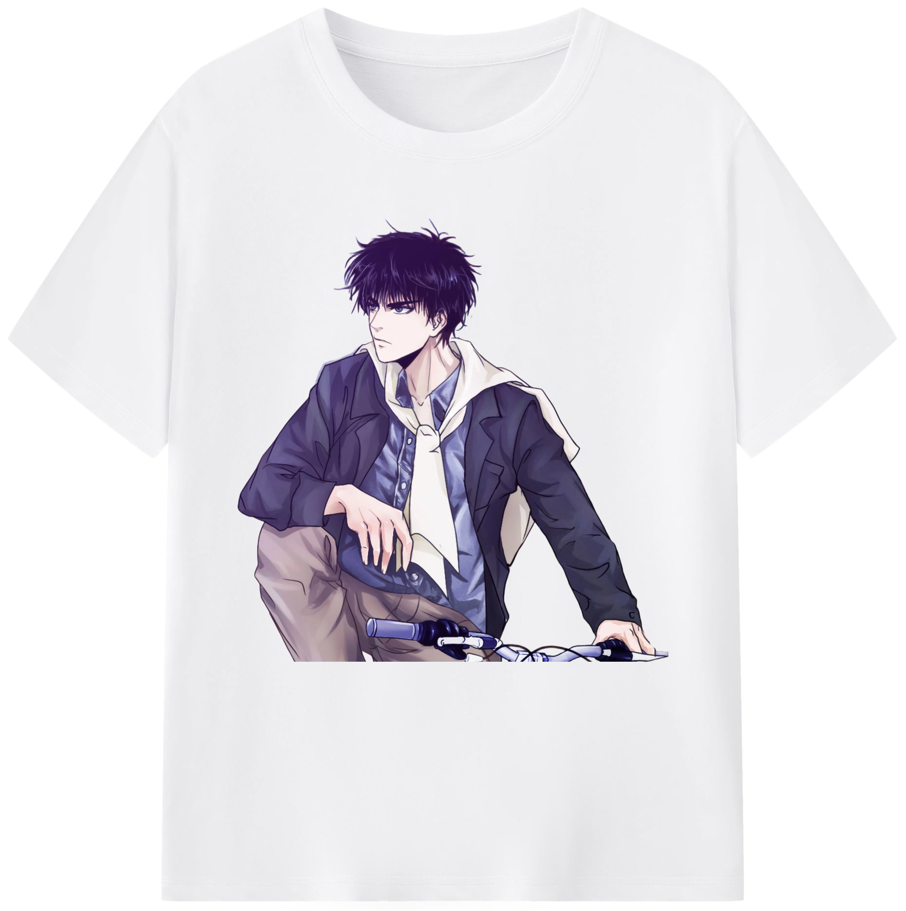 SLAM DUNK／スラムダンク 綿100％半袖Tシャツ（フロントプリント）