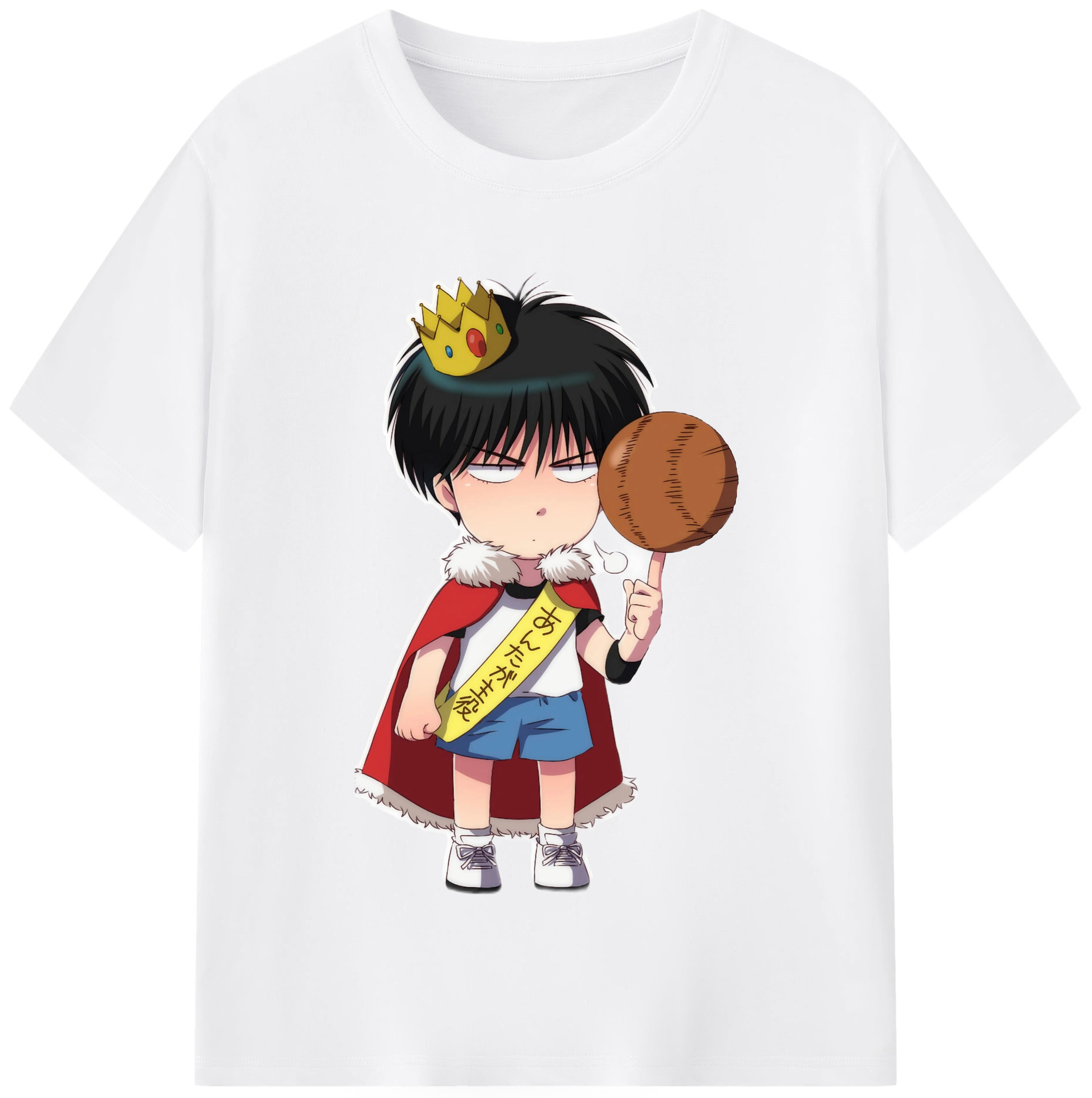 SLAM DUNK／スラムダンク 綿100％半袖Tシャツ（フロントプリント）
