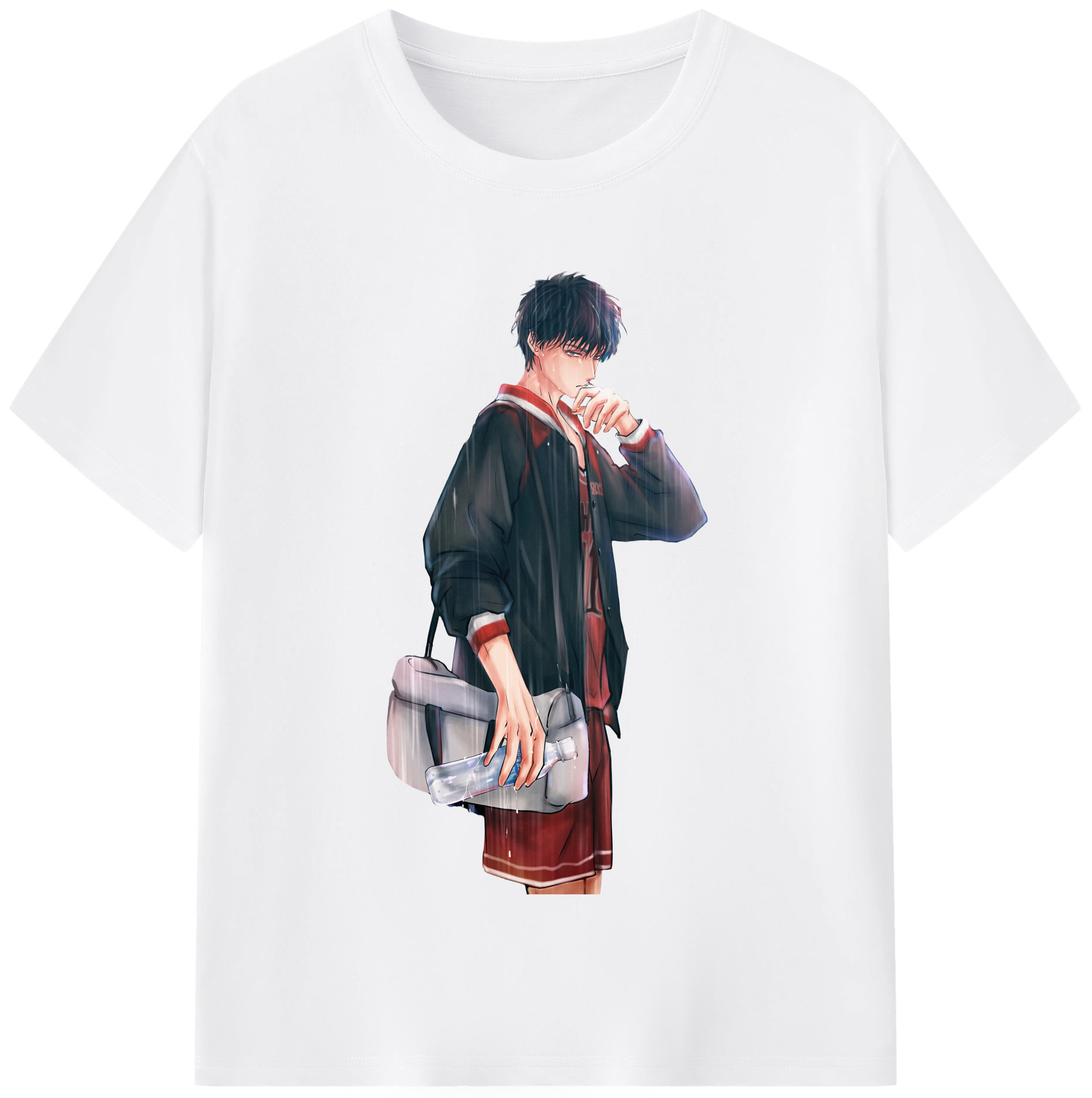 SLAM DUNK／スラムダンク 綿100％半袖Tシャツ（フロントプリント）