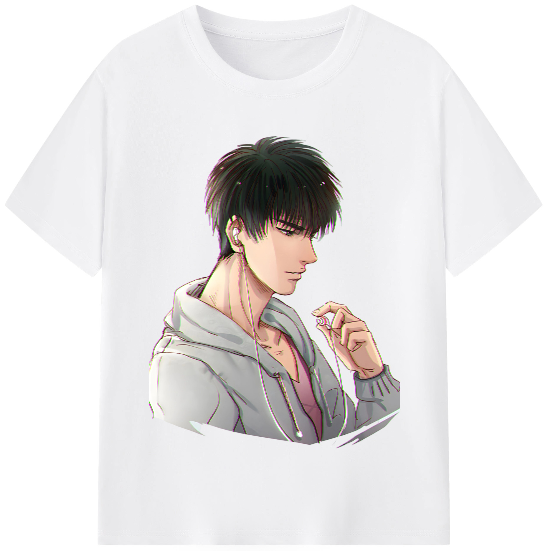 SLAM DUNK／スラムダンク 綿100％半袖Tシャツ（フロントプリント）