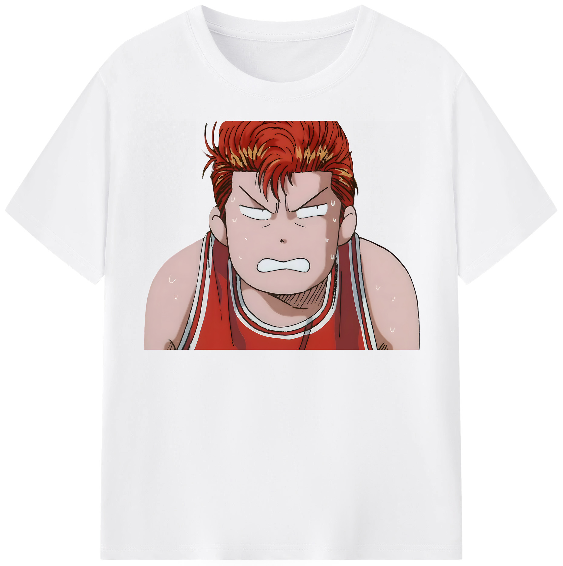 SLAM DUNK／スラムダンク 綿100％半袖Tシャツ（フロントプリント）