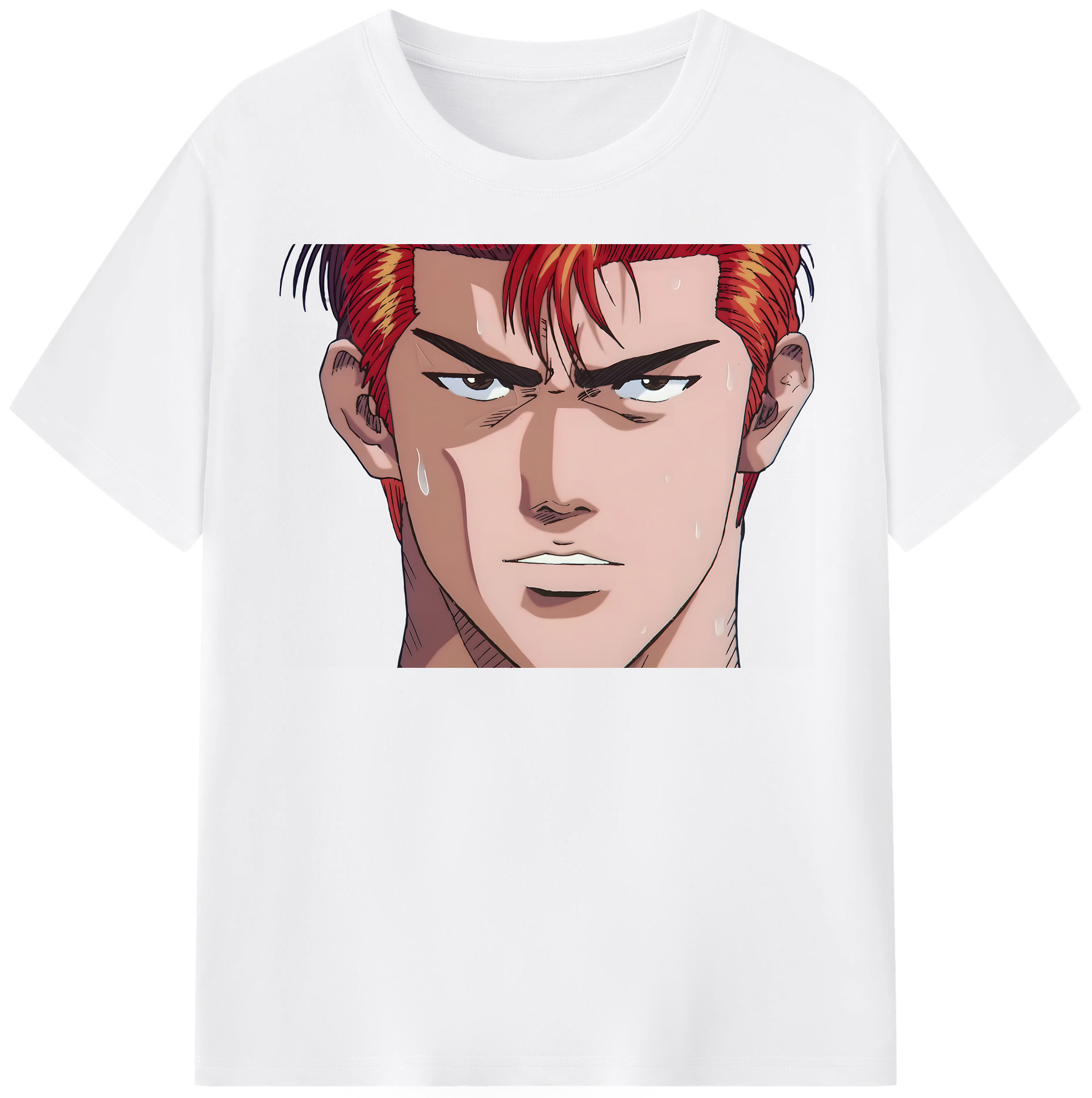 SLAM DUNK／スラムダンク 綿100％半袖Tシャツ（フロントプリント）