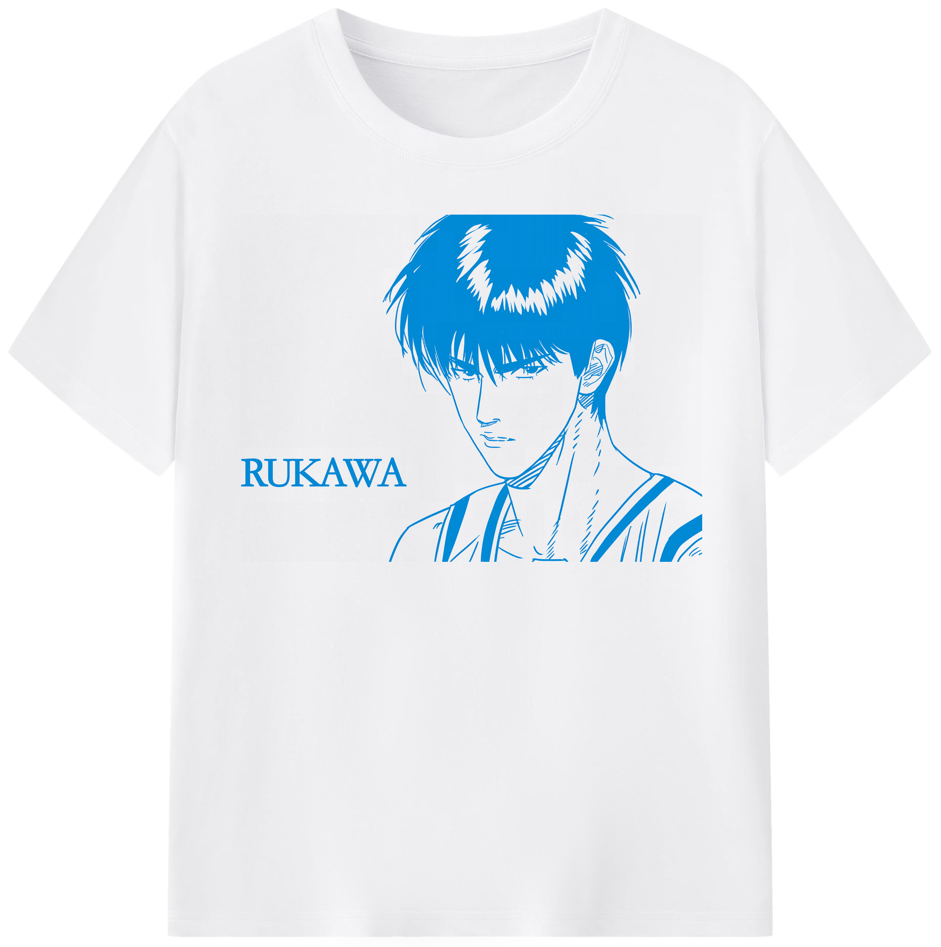 SLAM DUNK／スラムダンク 綿100％半袖Tシャツ（フロントプリント）