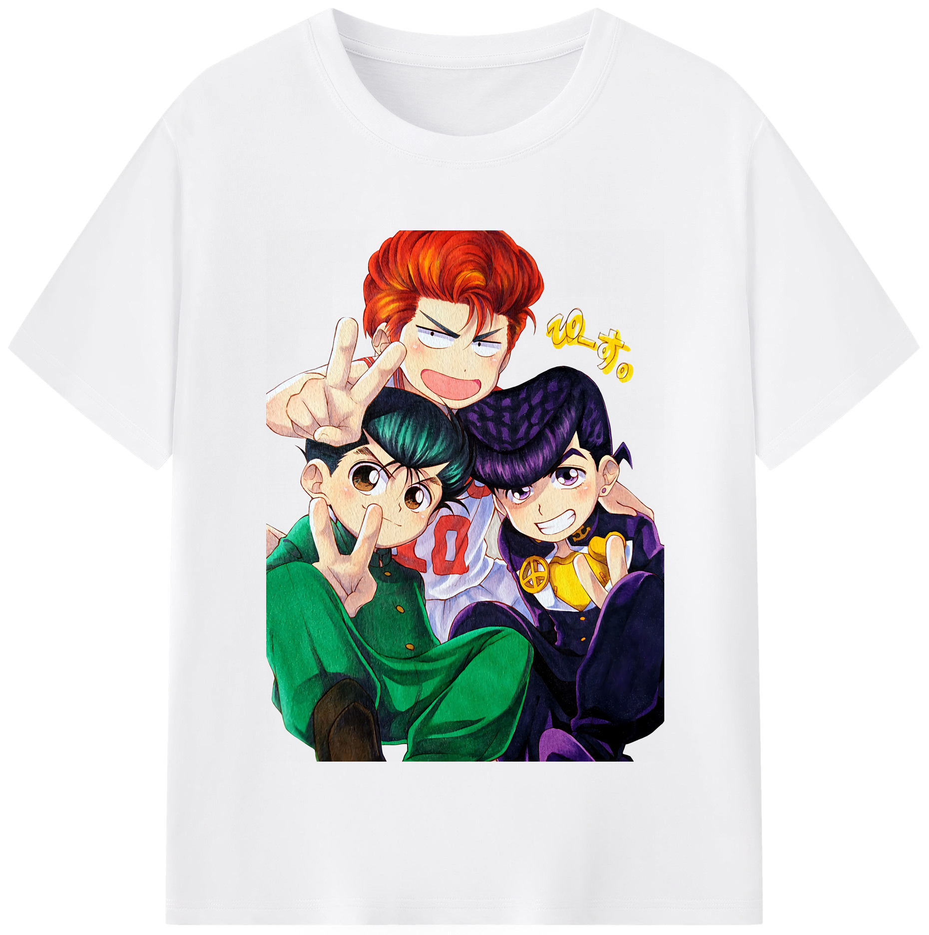 SLAM DUNK／スラムダンク 綿100％半袖Tシャツ（フロントプリント）