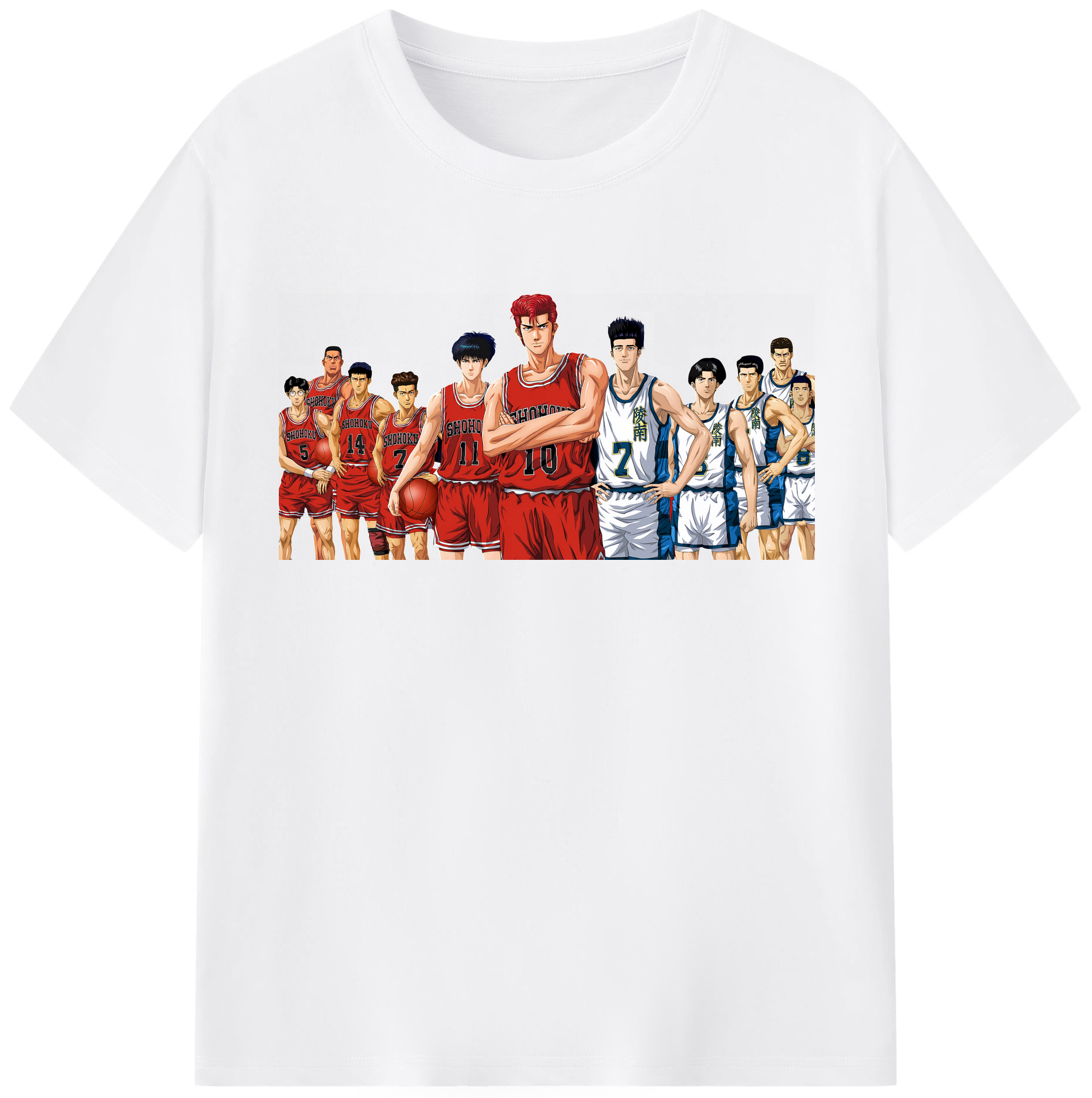 （画像用） SLAM DUNK／スラムダンク 綿100％半袖Tシャツ（フロントプリント）