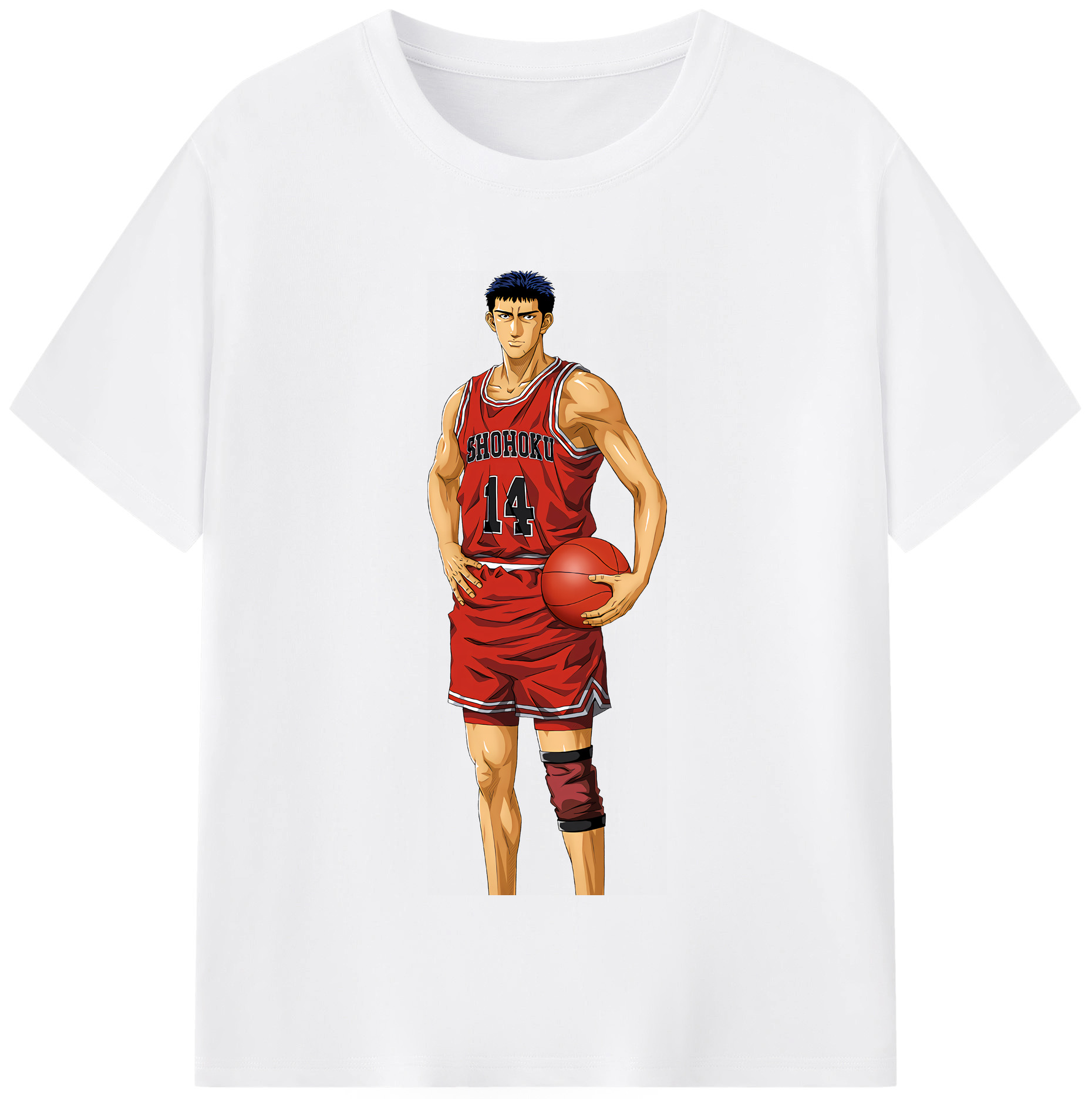 SLAM DUNK／スラムダンク 綿100％半袖Tシャツ（フロントプリント）