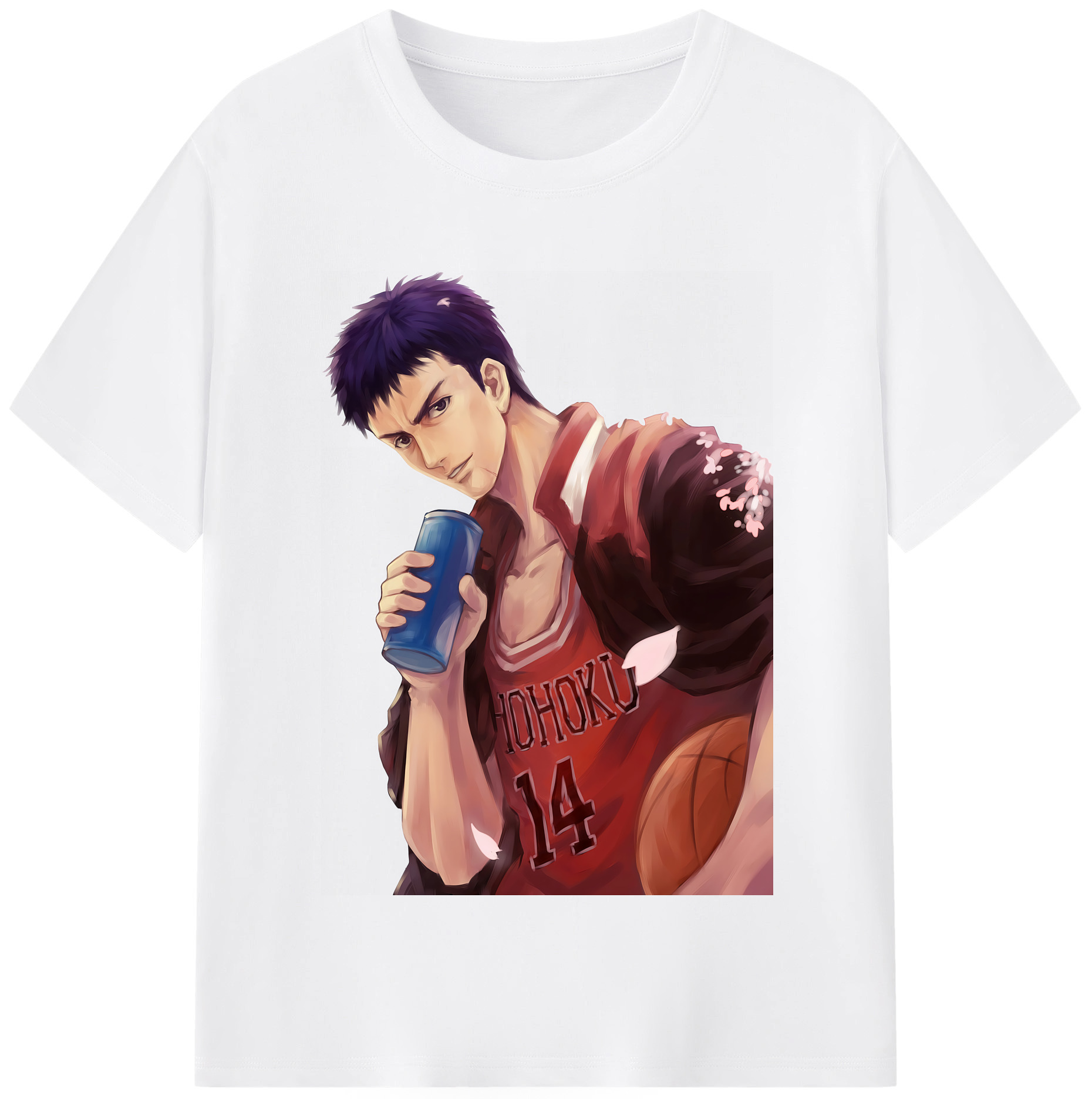 （画像用） SLAM DUNK／スラムダンク 綿100％半袖Tシャツ（フロントプリント）