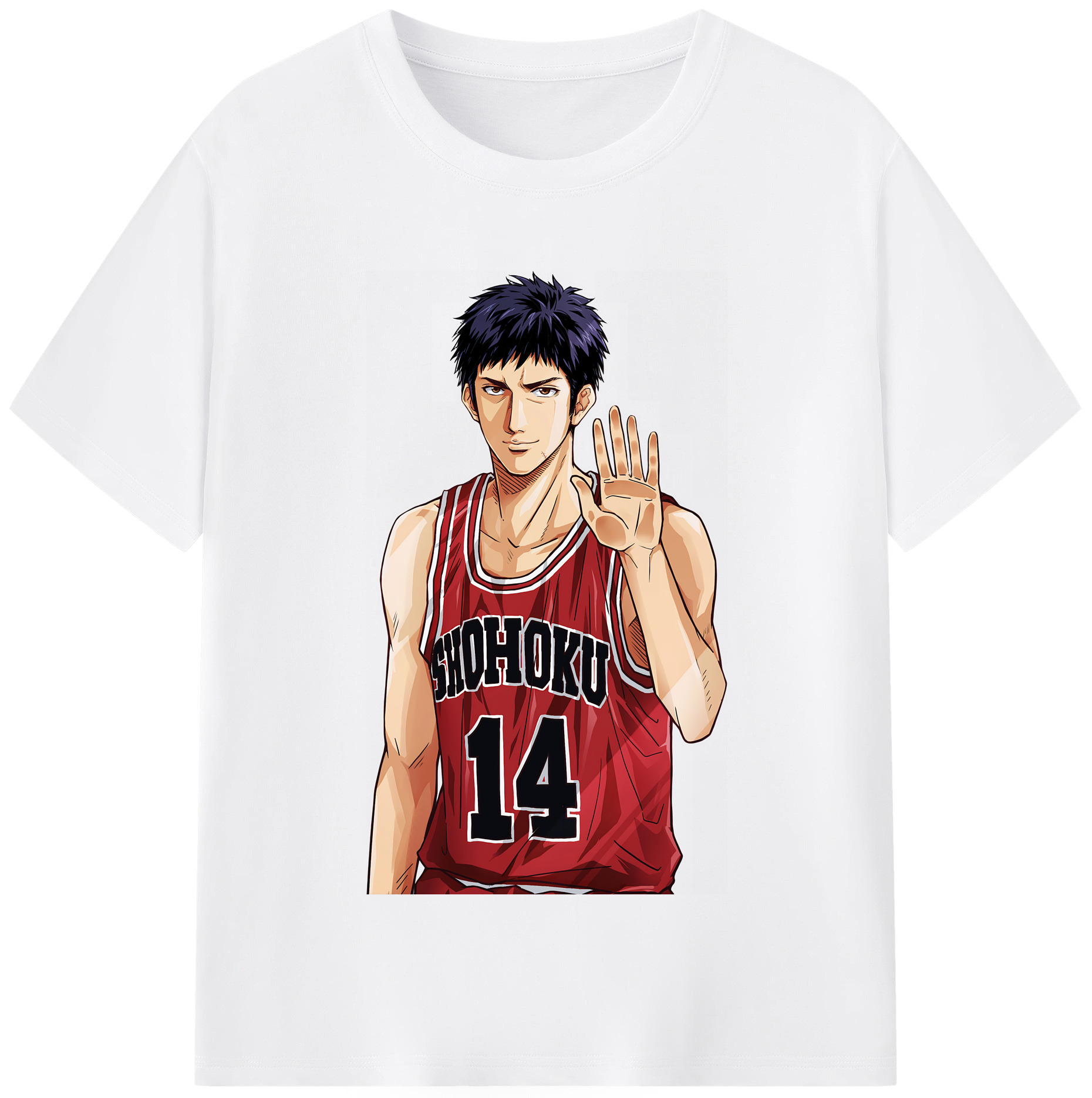 （画像用） SLAM DUNK／スラムダンク 綿100％半袖Tシャツ（フロントプリント）
