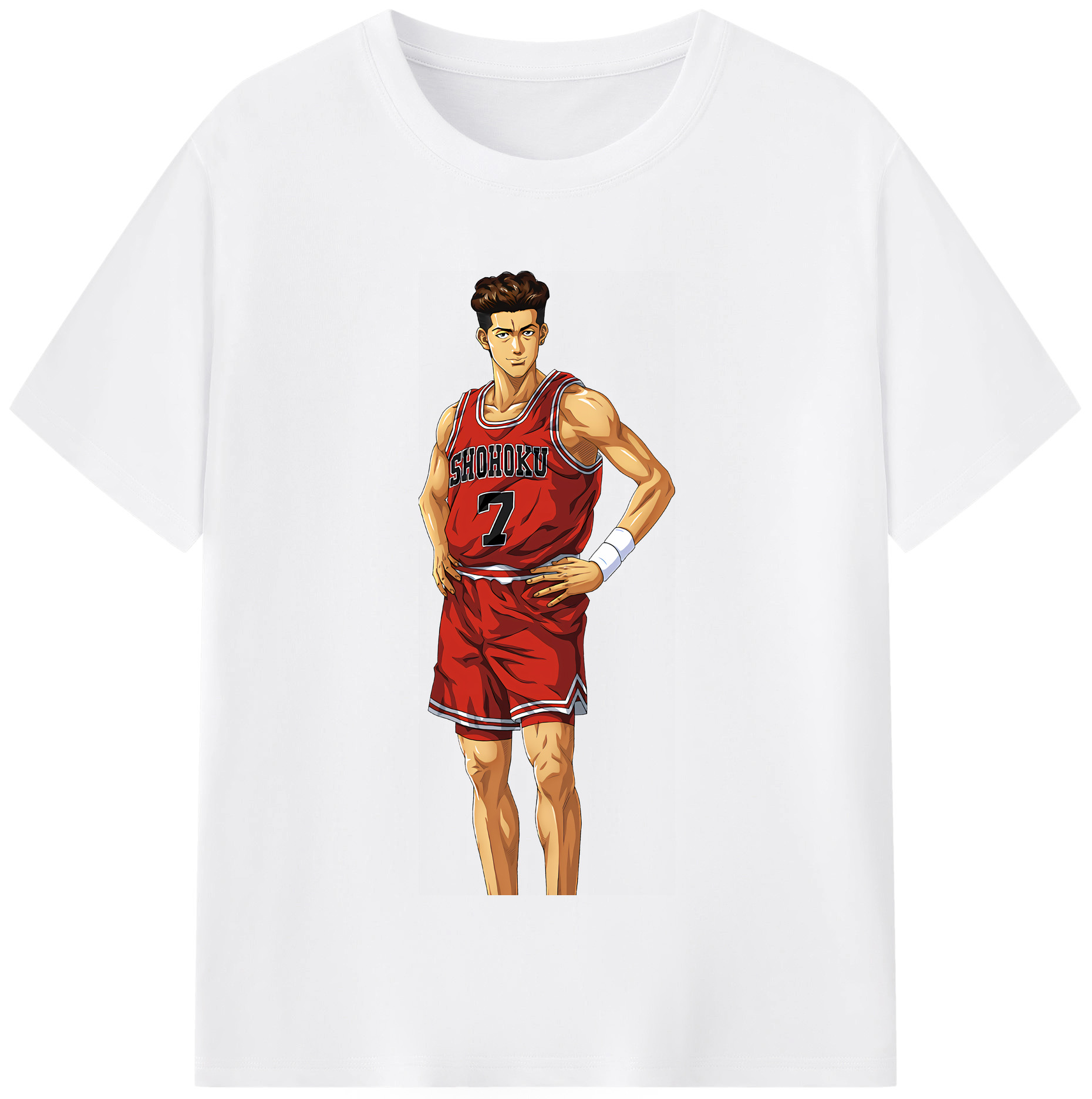 （画像用） SLAM DUNK／スラムダンク 綿100％半袖Tシャツ（フロントプリント）