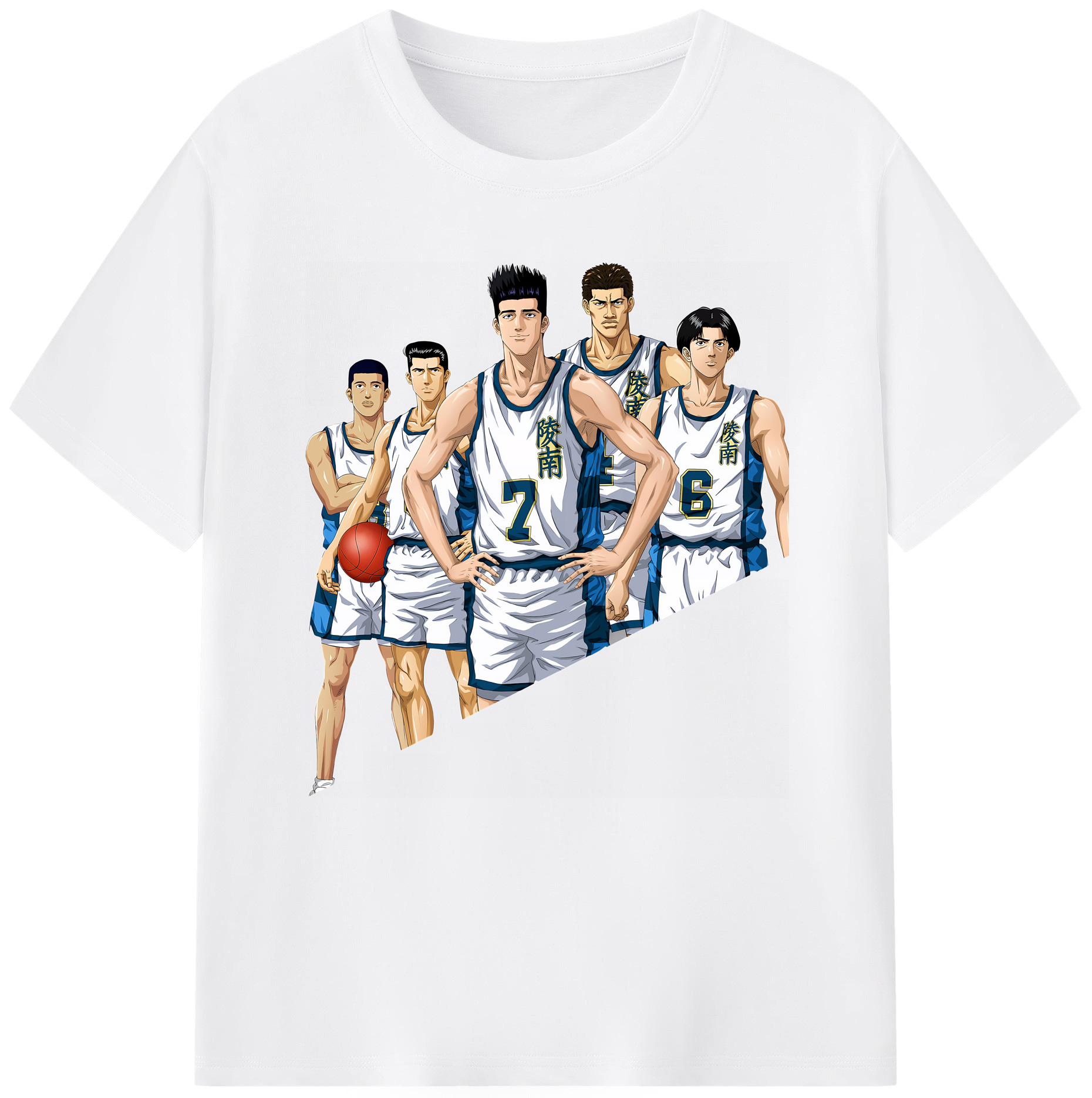 （画像用） SLAM DUNK／スラムダンク 綿100％半袖Tシャツ（フロントプリント）