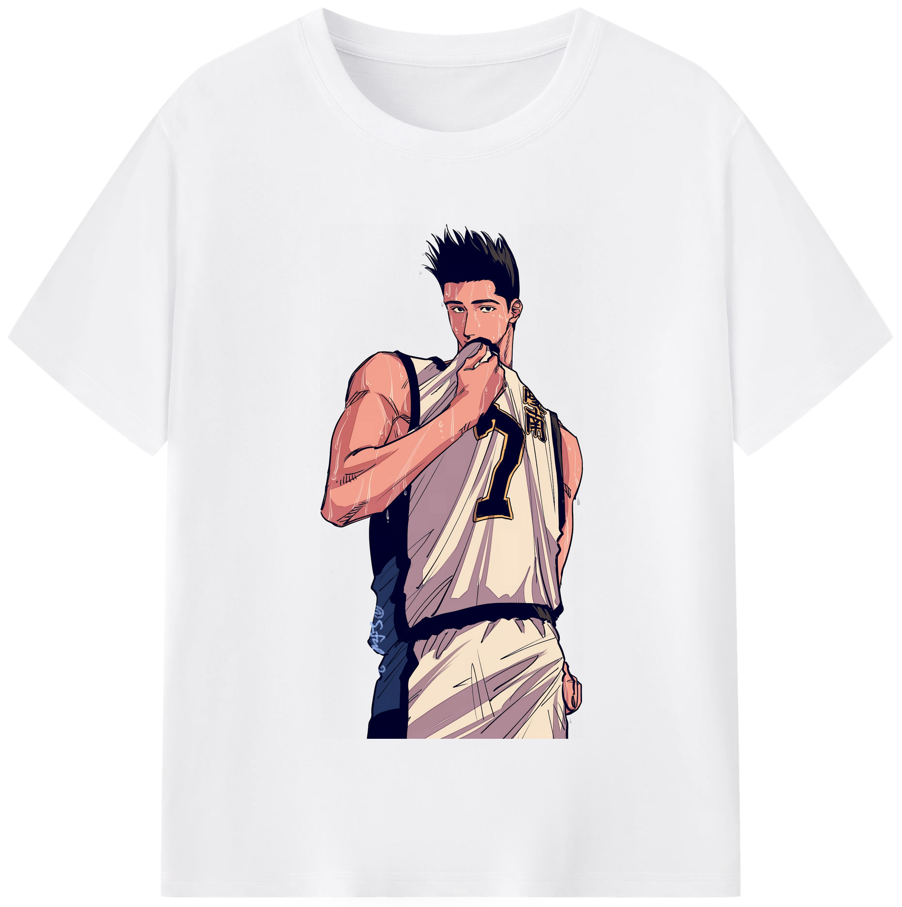 （画像用） SLAM DUNK／スラムダンク 綿100％半袖Tシャツ（フロントプリント）