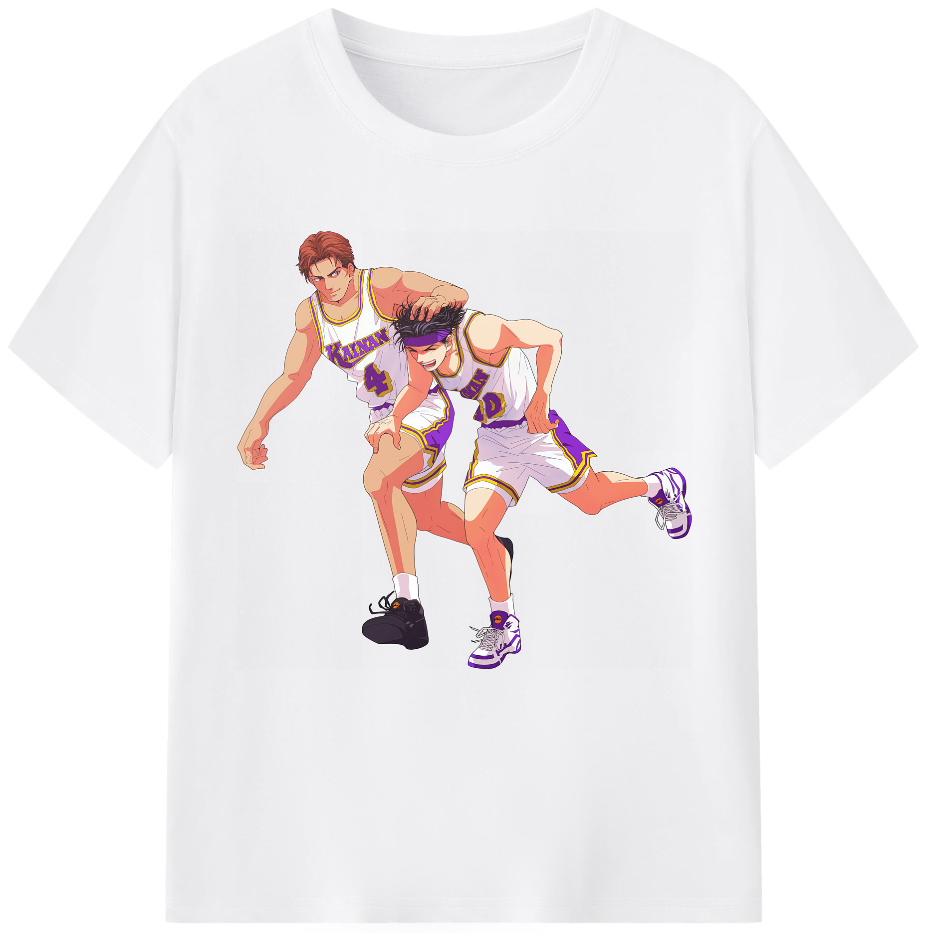 （画像用） SLAM DUNK／スラムダンク 綿100％半袖Tシャツ（フロントプリント）