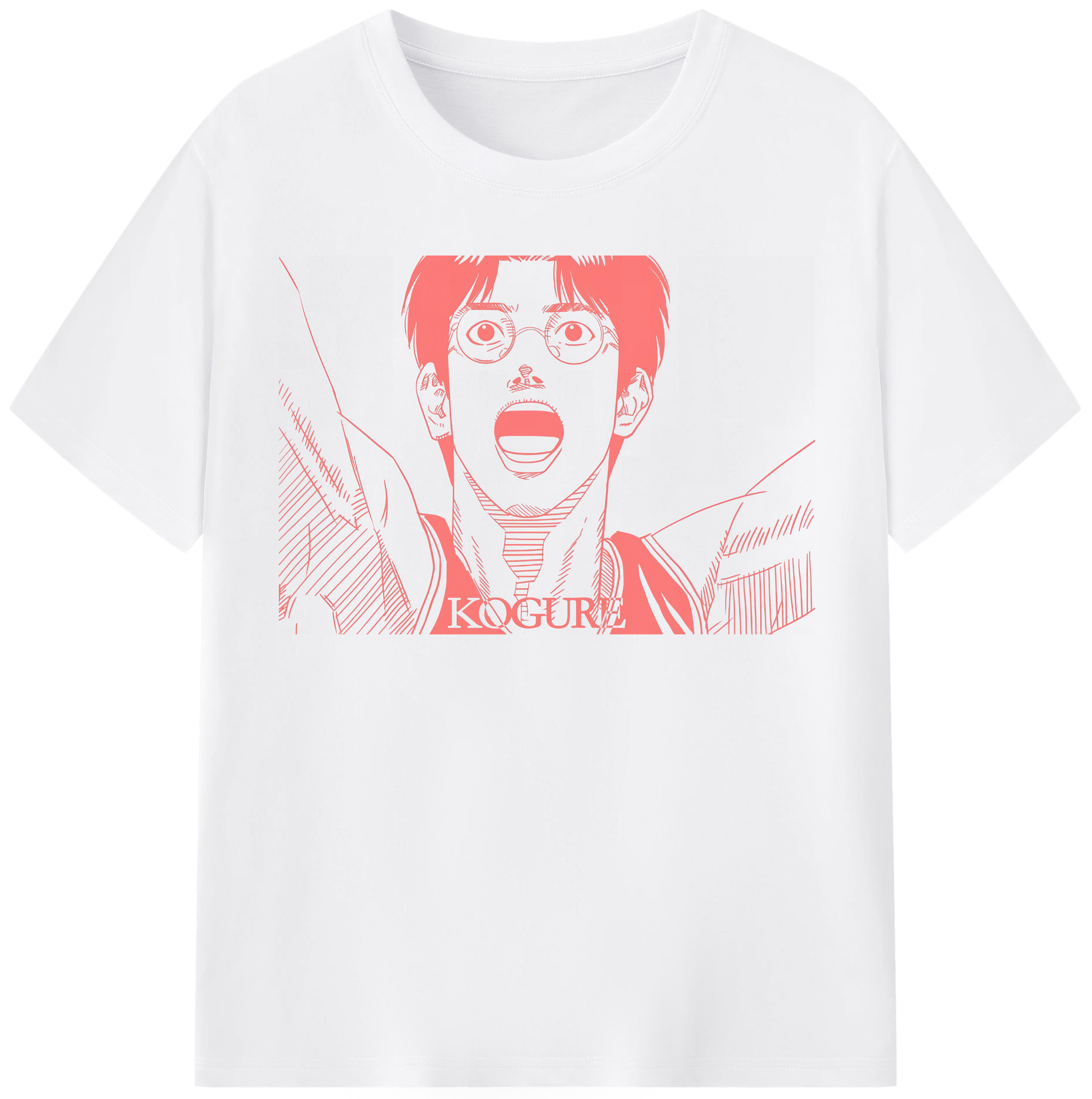 SLAM DUNK／スラムダンク 綿100％半袖Tシャツ（フロントプリント）